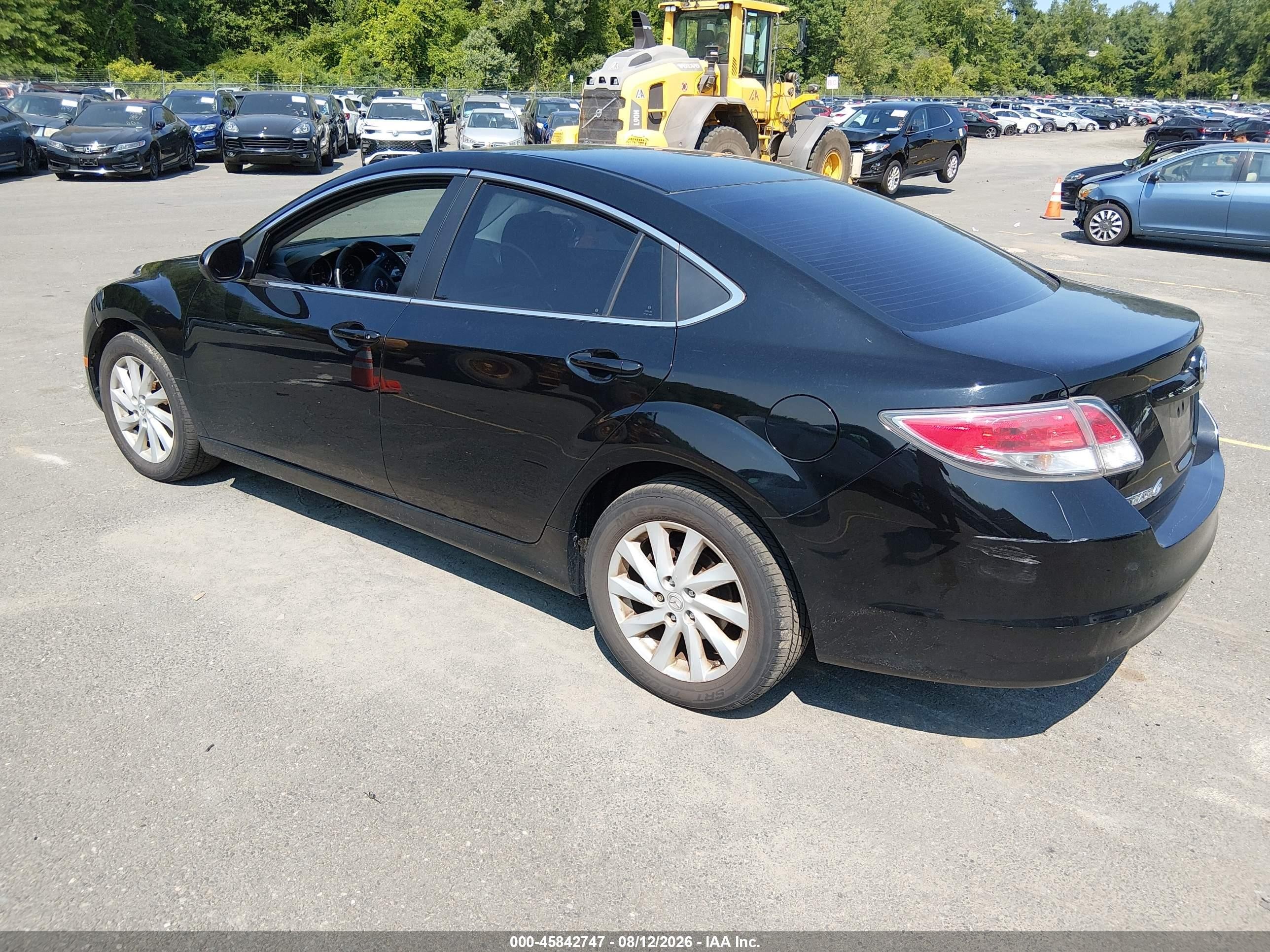 2013 Mazda Mazda6 I Touring Black vin: 1YVHZ8DHXD5M15515