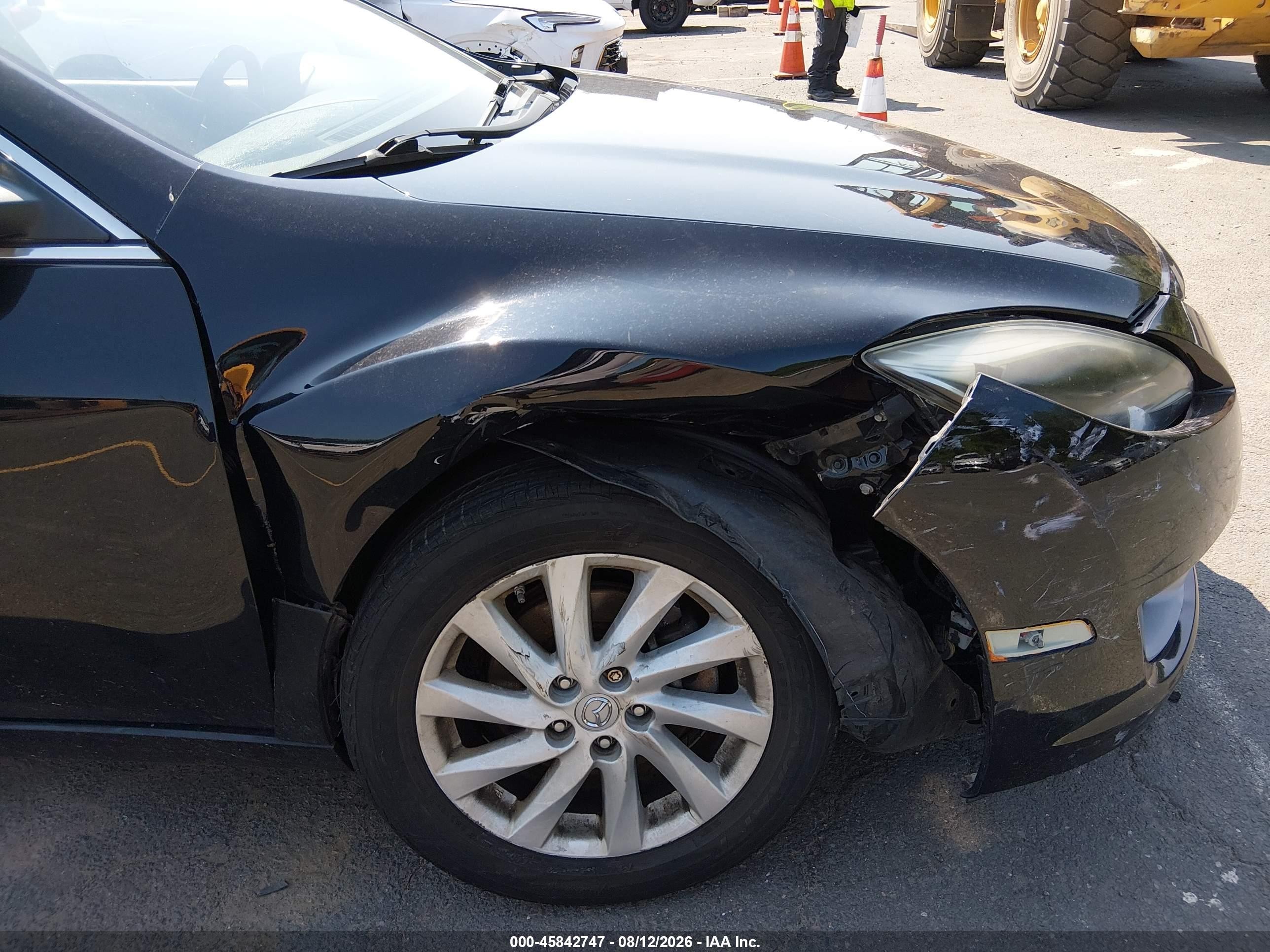 2013 Mazda Mazda6 I Touring Black vin: 1YVHZ8DHXD5M15515