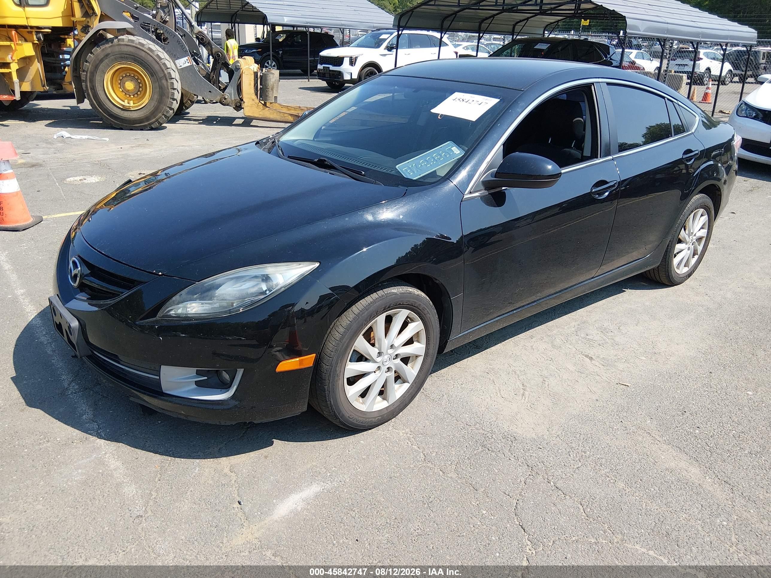 2013 Mazda Mazda6 I Touring Black vin: 1YVHZ8DHXD5M15515