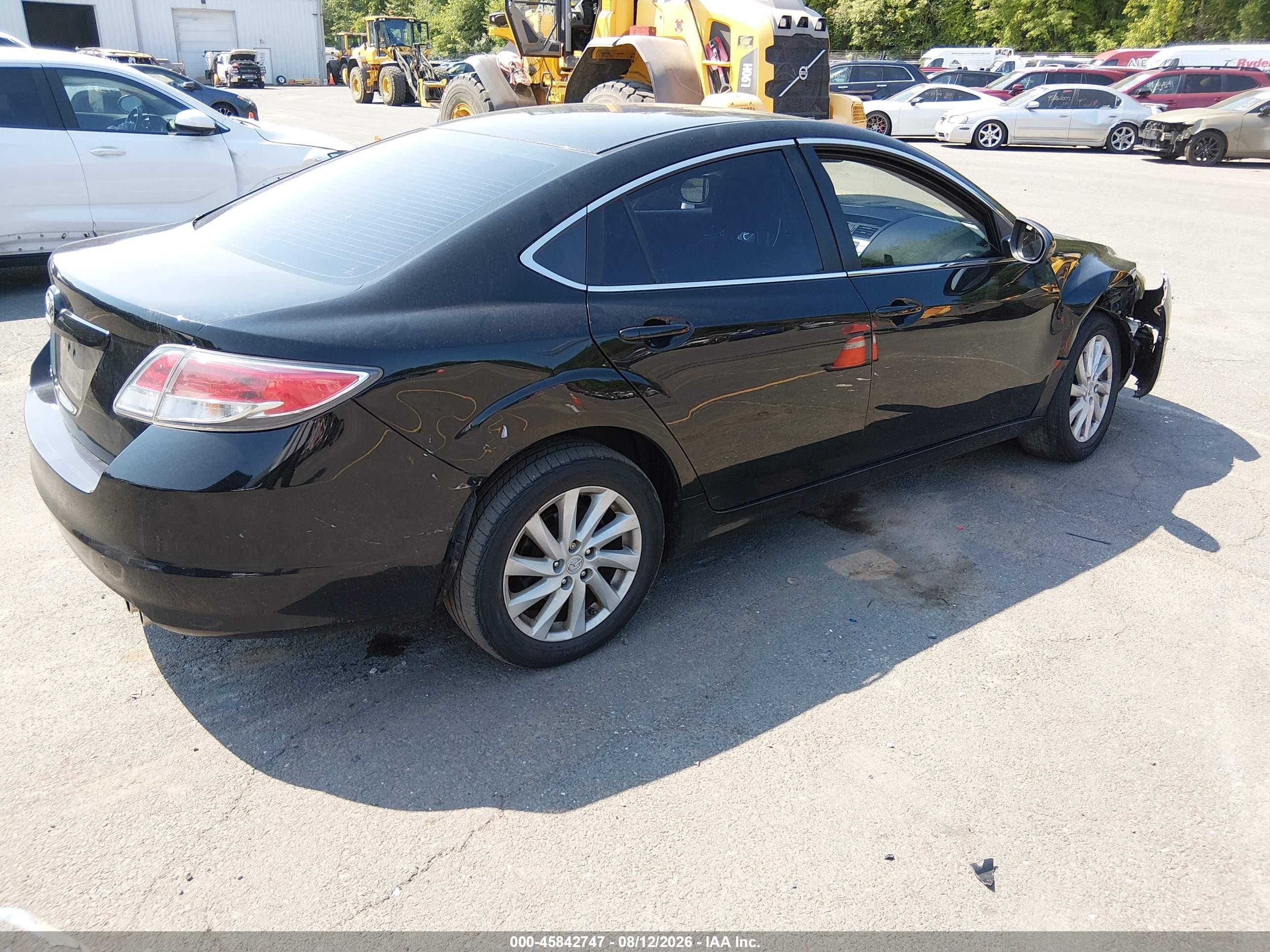 2013 Mazda Mazda6 I Touring Black vin: 1YVHZ8DHXD5M15515