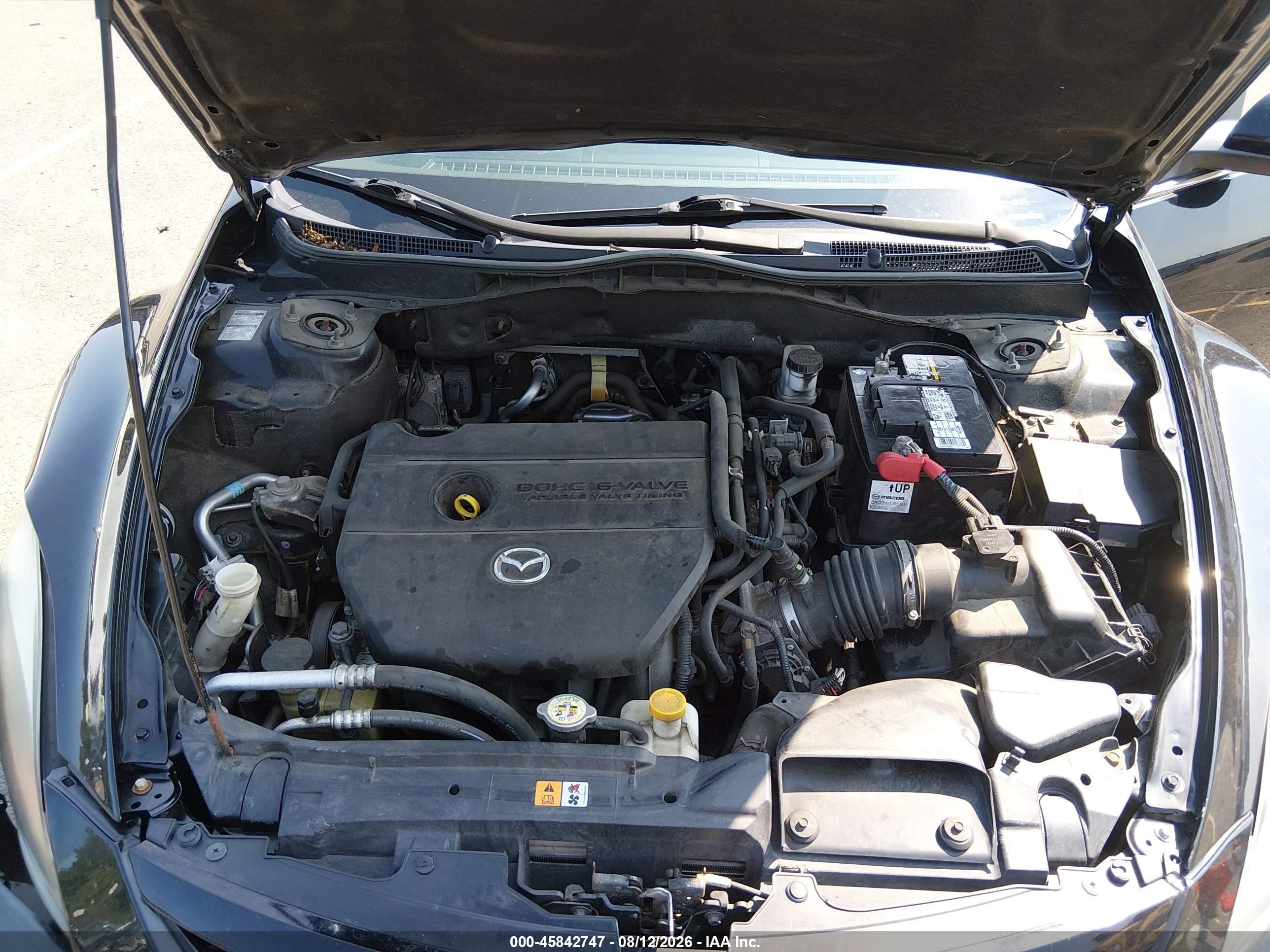 2013 Mazda Mazda6 I Touring Black vin: 1YVHZ8DHXD5M15515