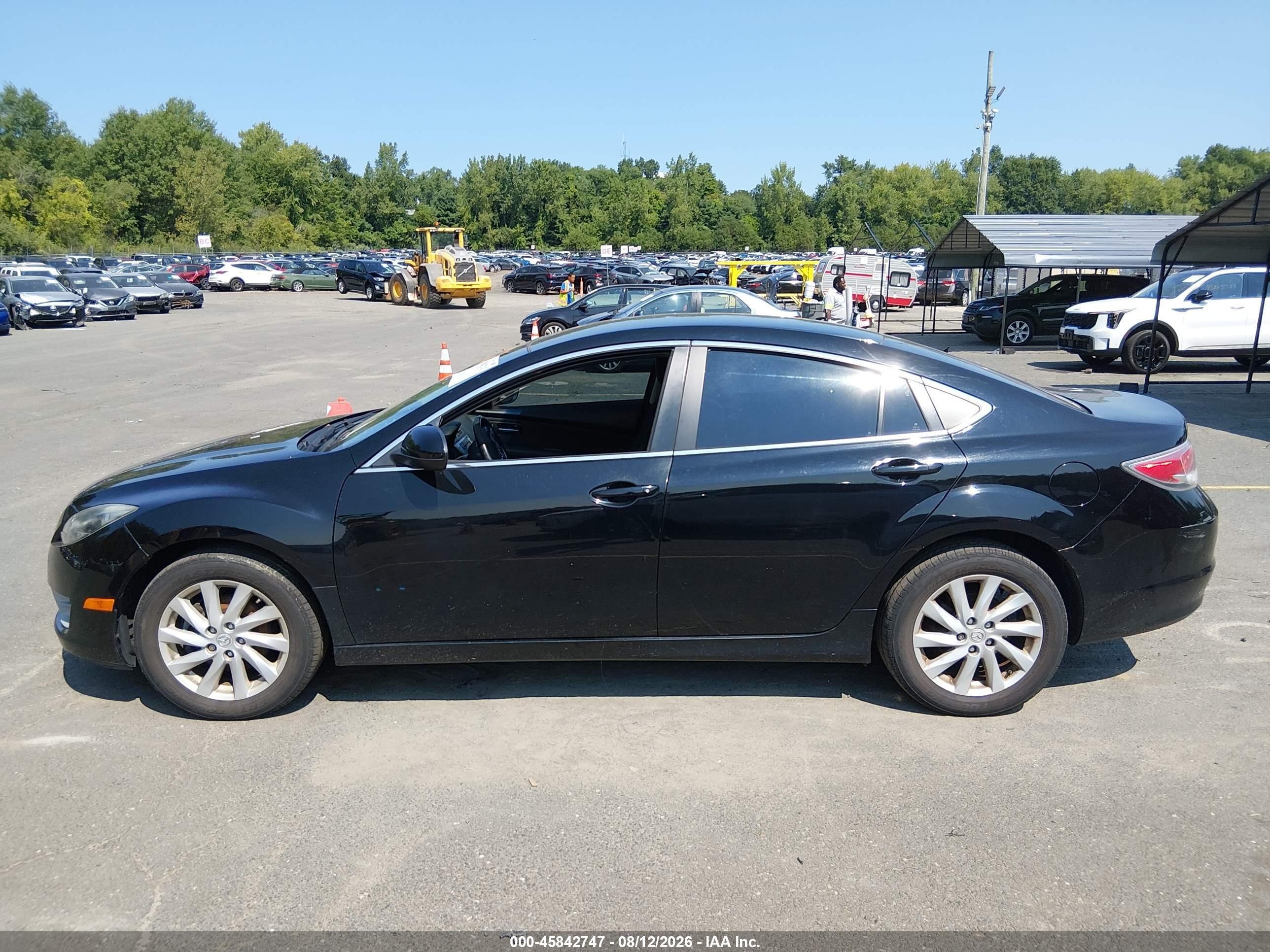 2013 Mazda Mazda6 I Touring Black vin: 1YVHZ8DHXD5M15515