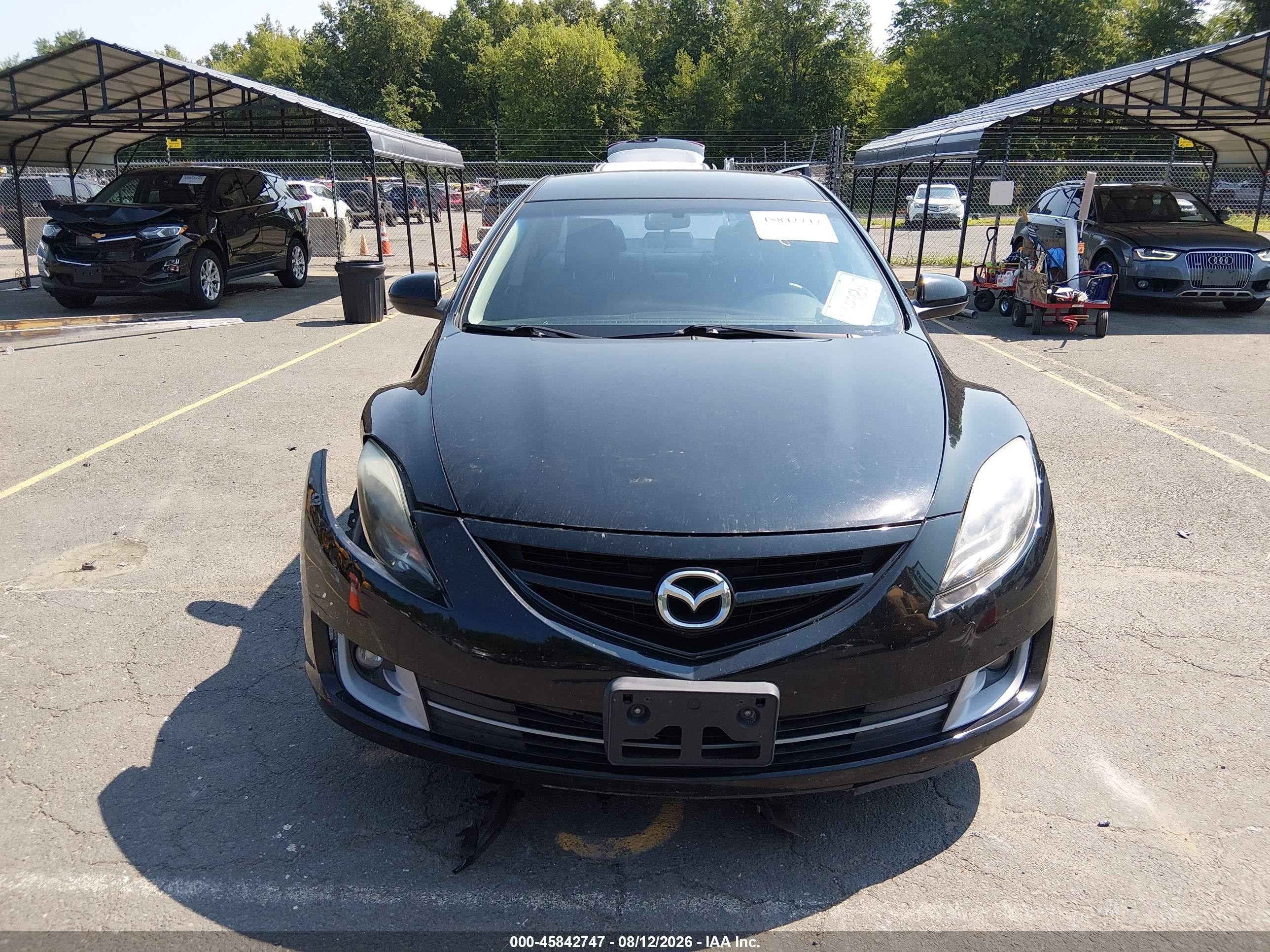 2013 Mazda Mazda6 I Touring Black vin: 1YVHZ8DHXD5M15515