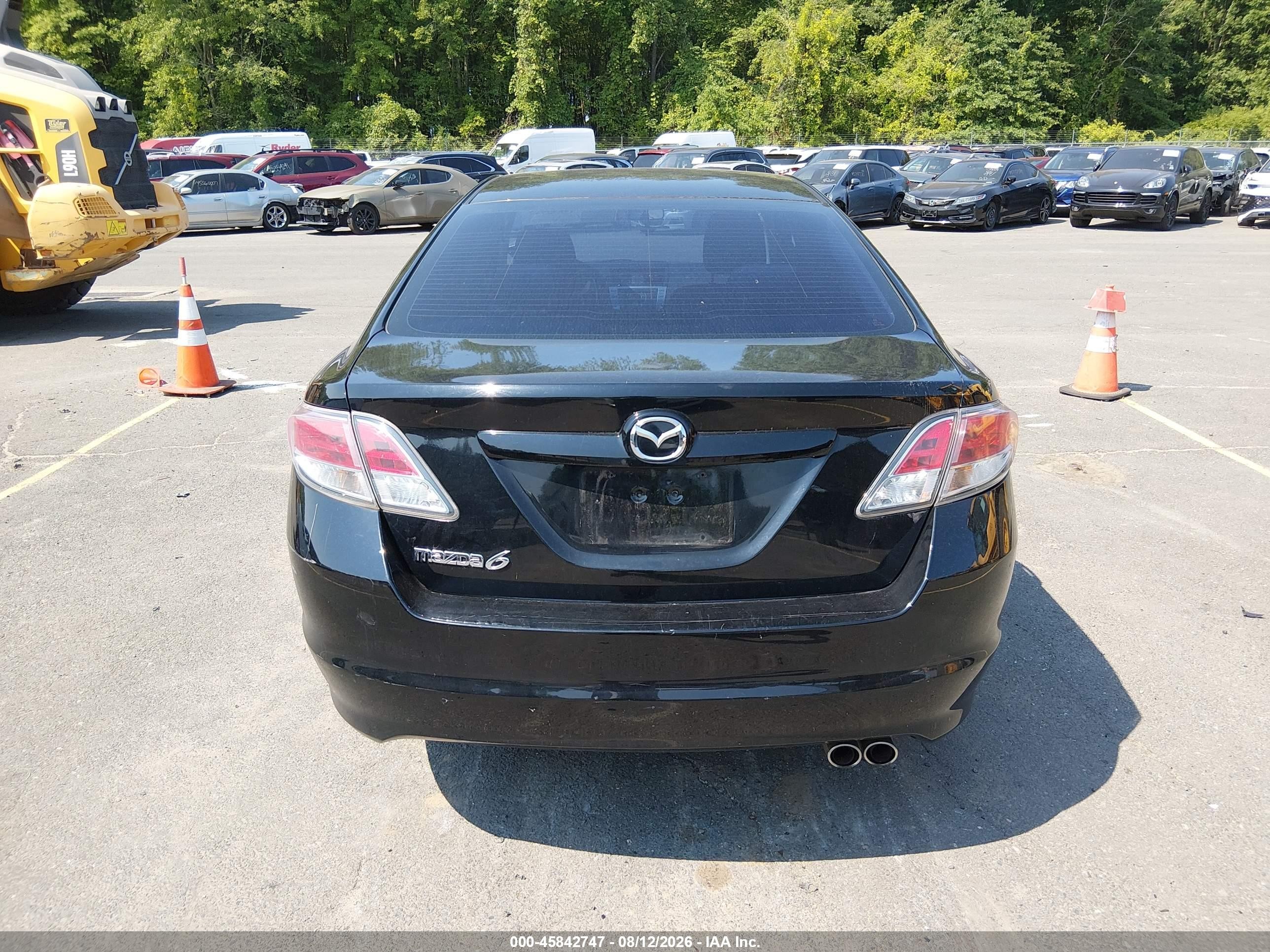 2013 Mazda Mazda6 I Touring Black vin: 1YVHZ8DHXD5M15515