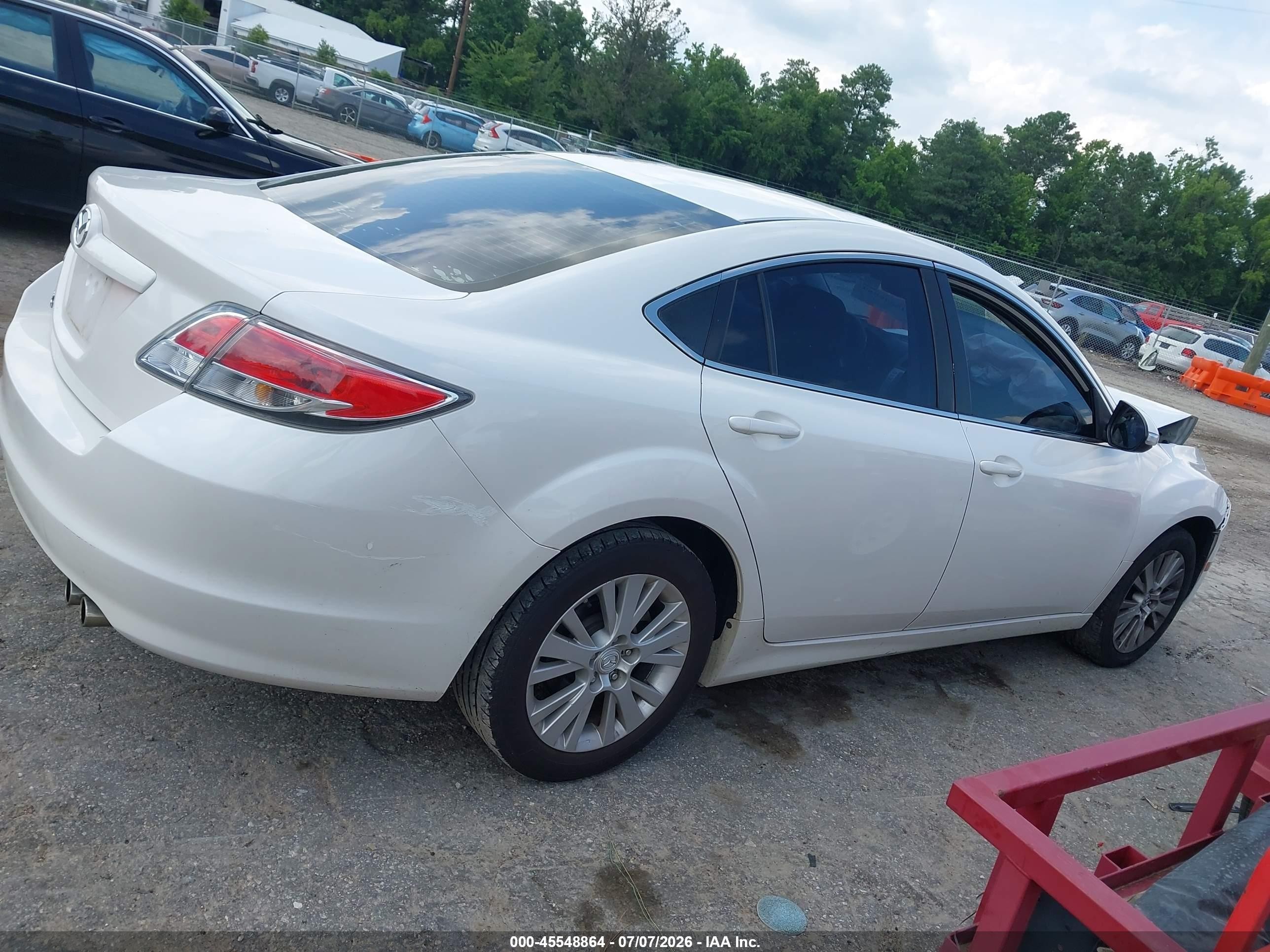 2013 Mazda Mazda6 I Touring Plus White vin: 1YVHZ8EH1D5M09164