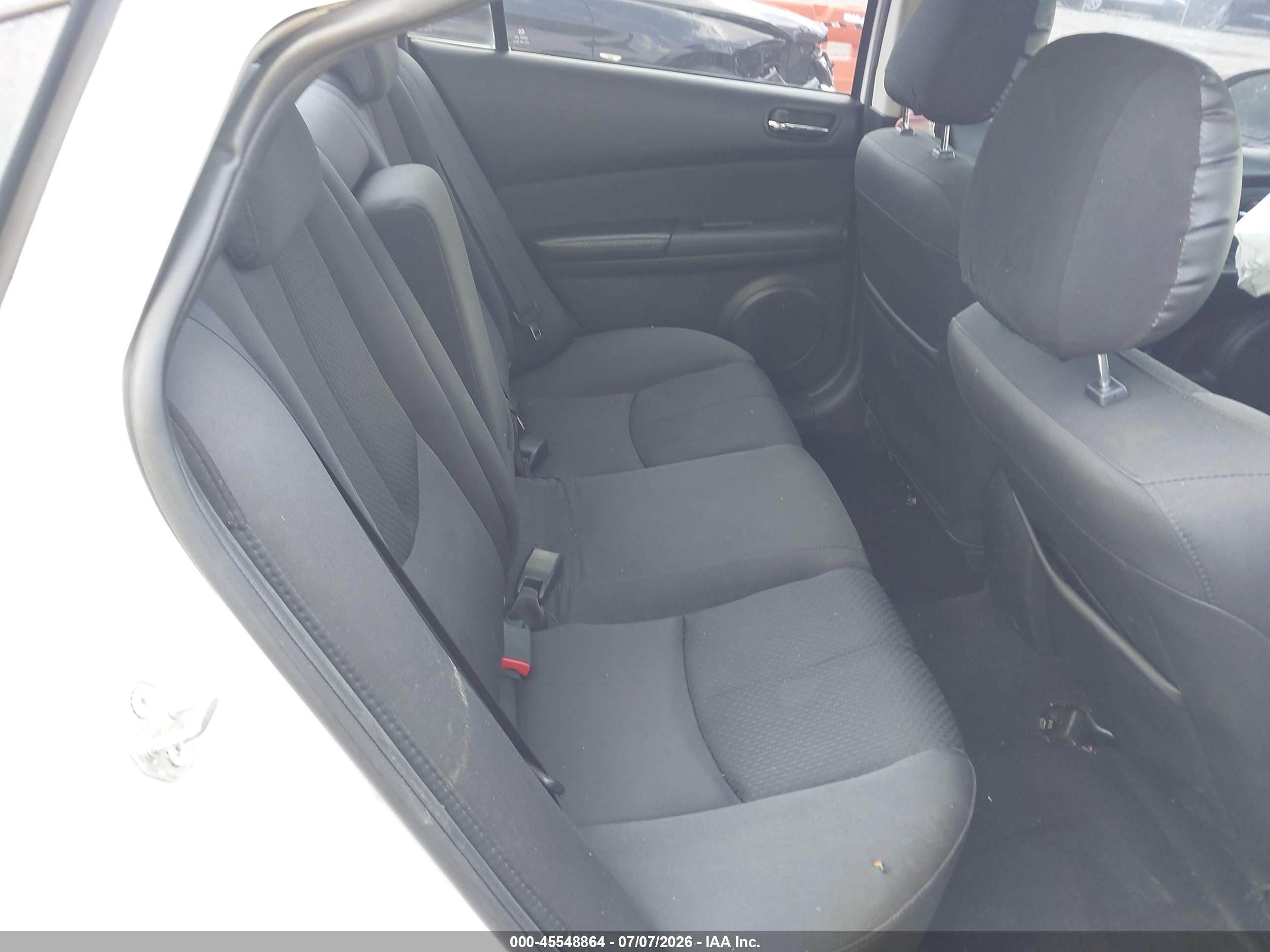 2013 Mazda Mazda6 I Touring Plus White vin: 1YVHZ8EH1D5M09164