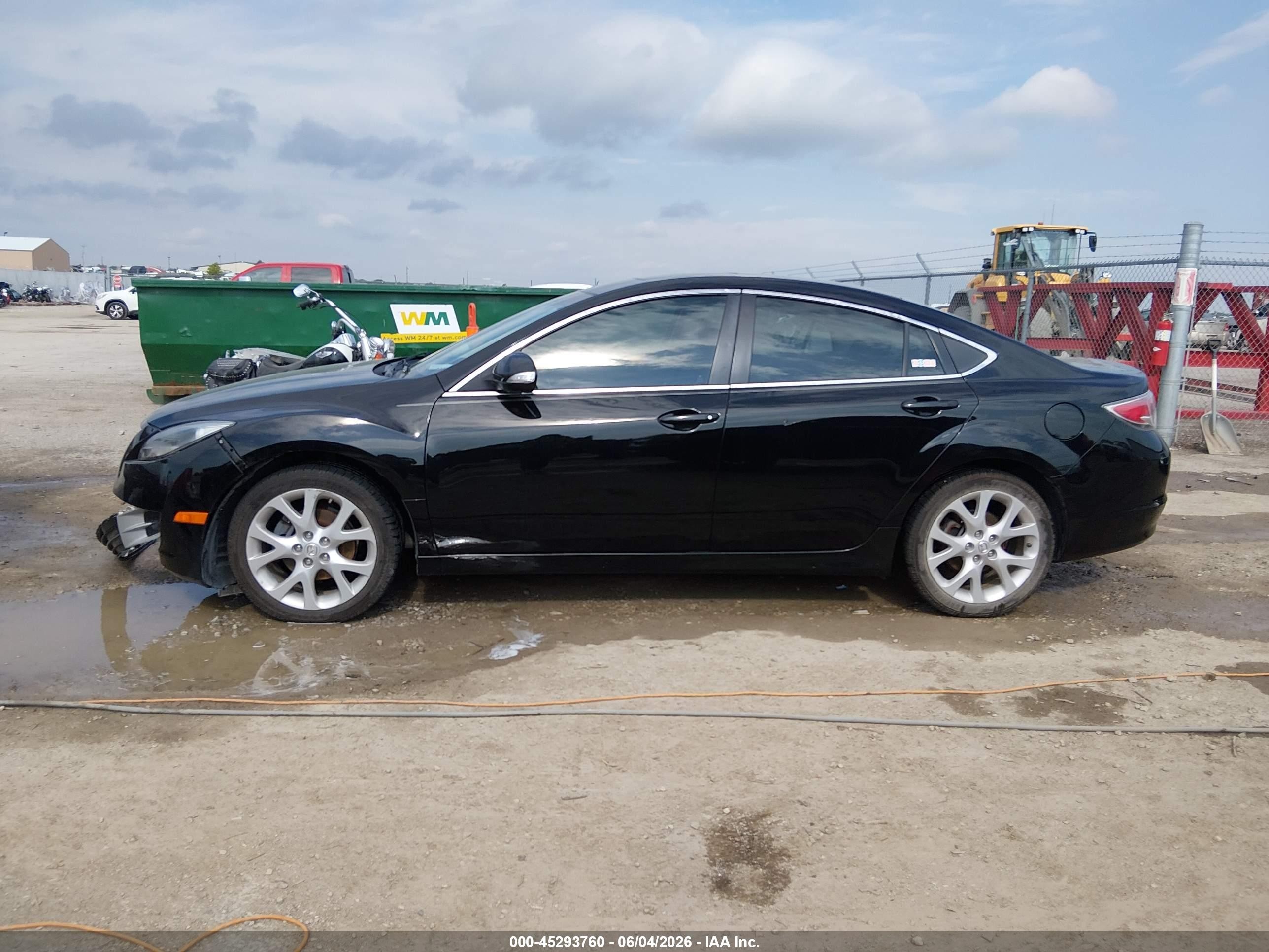 2013 Mazda Mazda6 I Touring Plus Black vin: 1YVHZ8EH4D5M03326