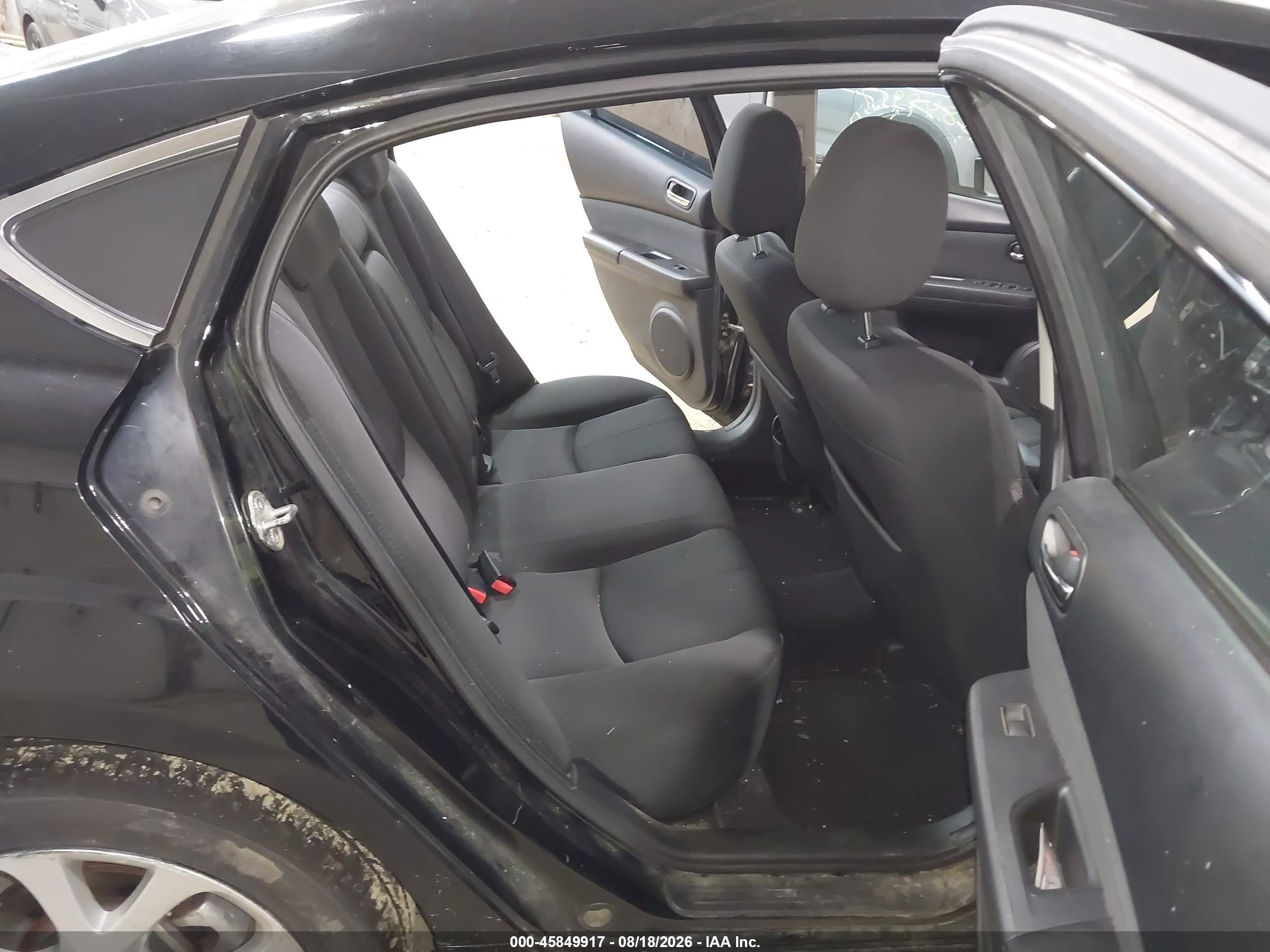 2013 Mazda Mazda6 I Touring Plus Black vin: 1YVHZ8EH4D5M08221