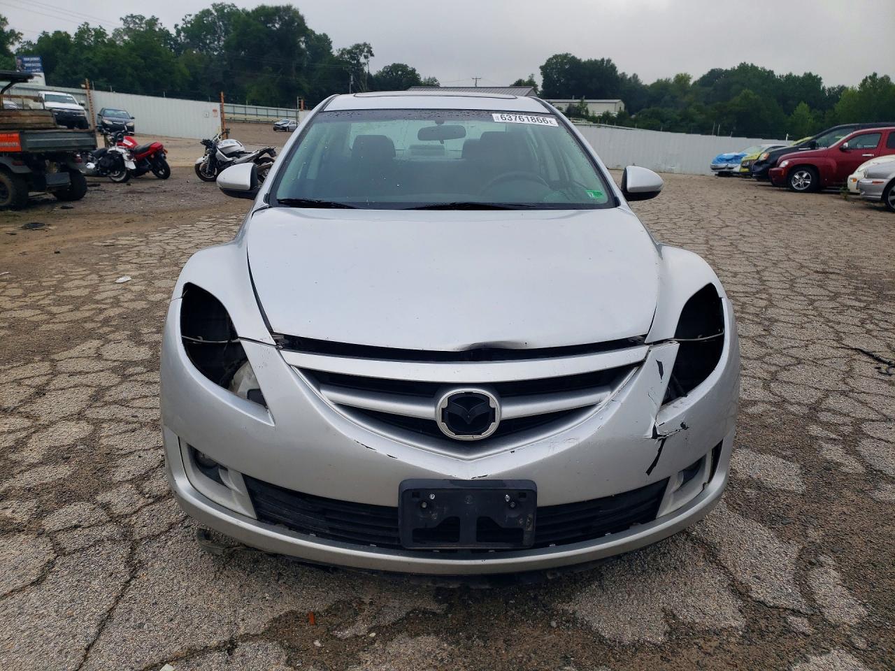 2013 Mazda 6 Touring Plus Silver vin: 1YVHZ8EH5D5M17333