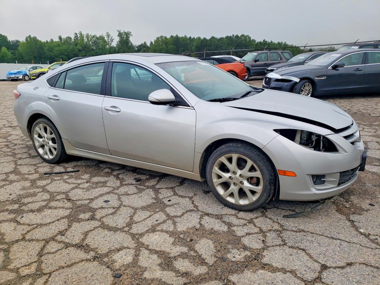 2013 Mazda 6 Touring Plus Silver vin: 1YVHZ8EH5D5M17333