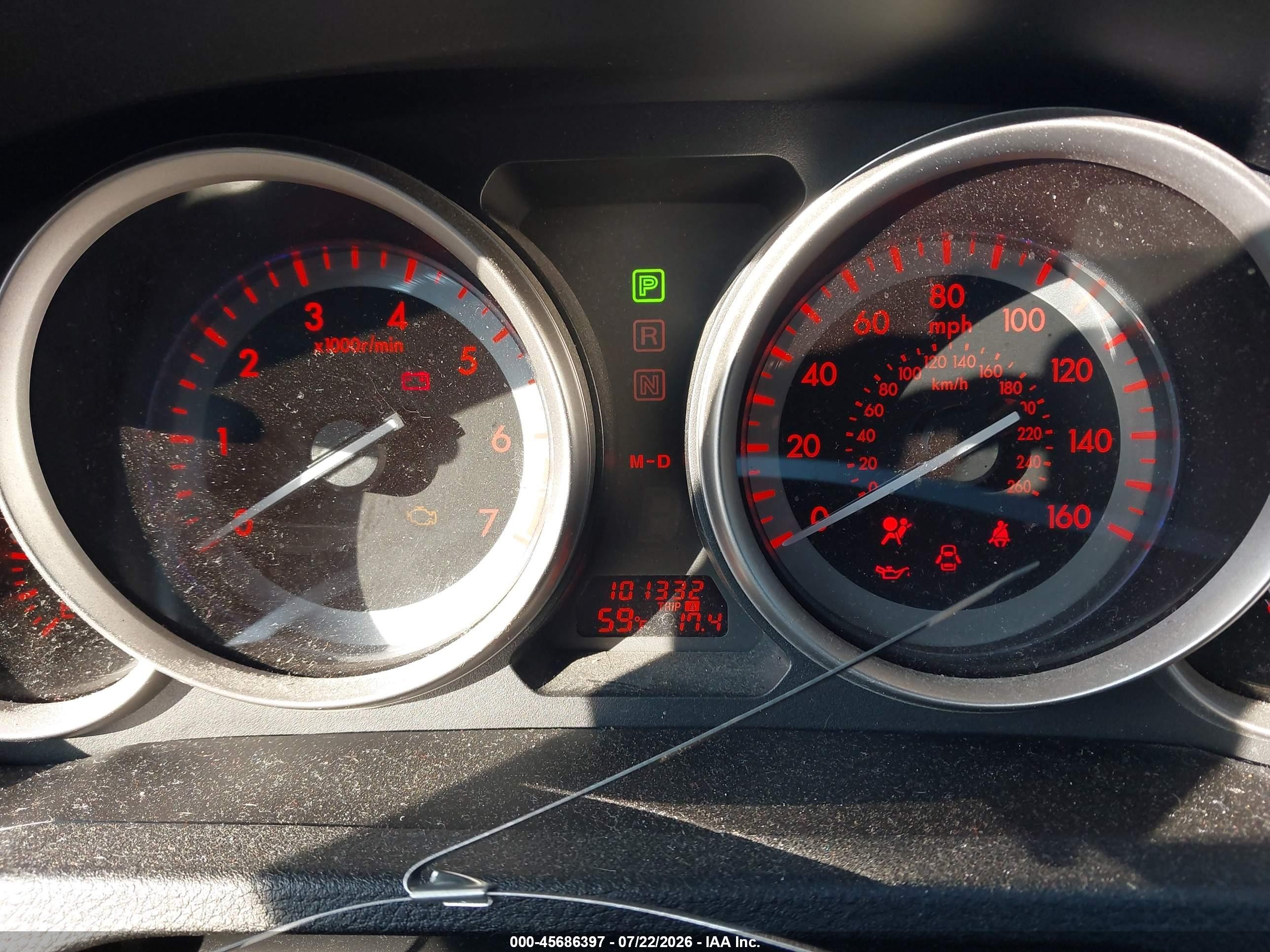 2013 Mazda Mazda6 I Touring Plus Blue vin: 1YVHZ8EH6D5M08267