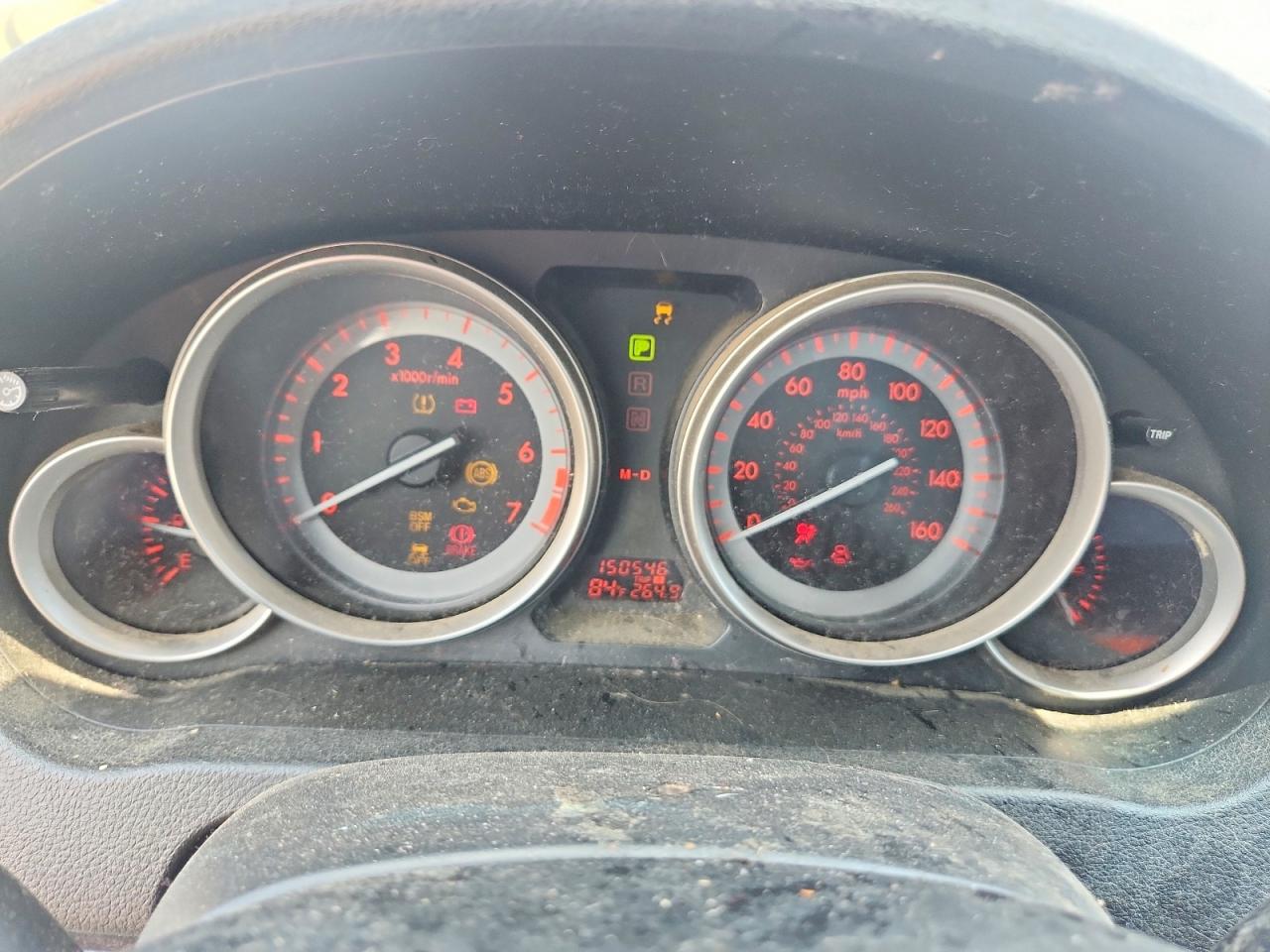 2012 Mazda 6 I Черный vin: 1YVHZ8EH8C5M21925