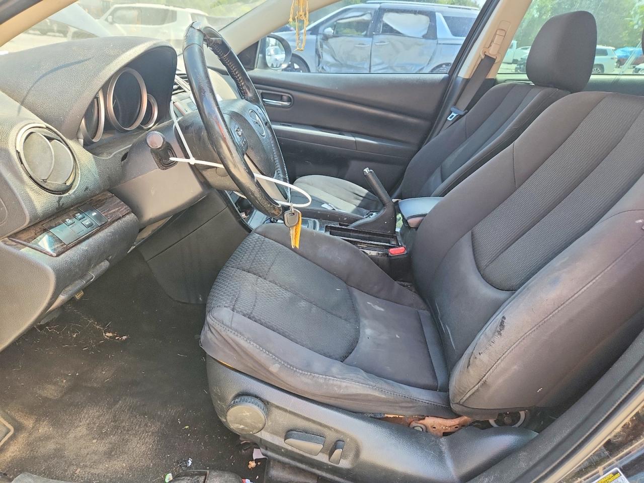 2012 Mazda 6 I Черный vin: 1YVHZ8EH8C5M21925