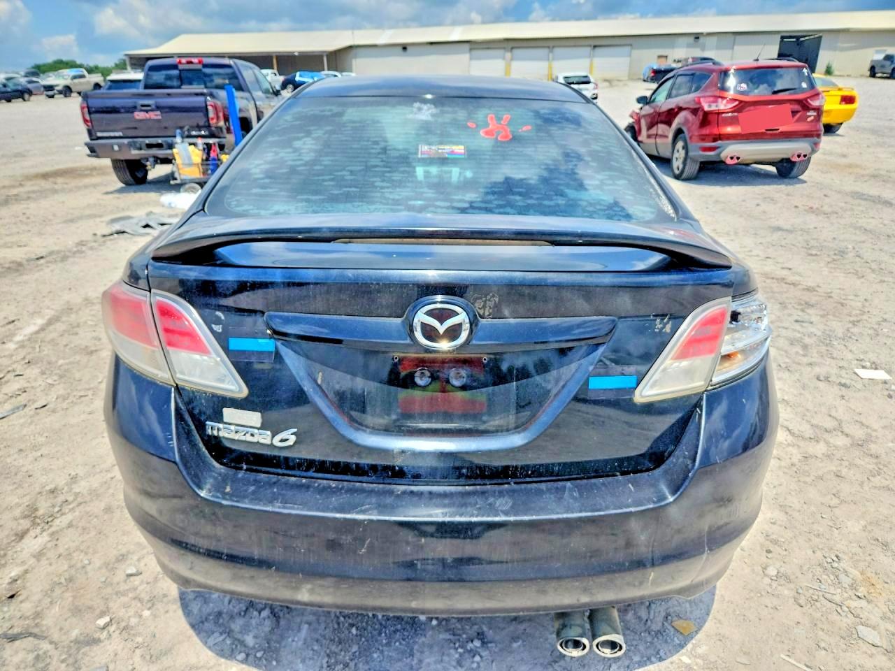 2012 Mazda 6 I Черный vin: 1YVHZ8EH8C5M21925
