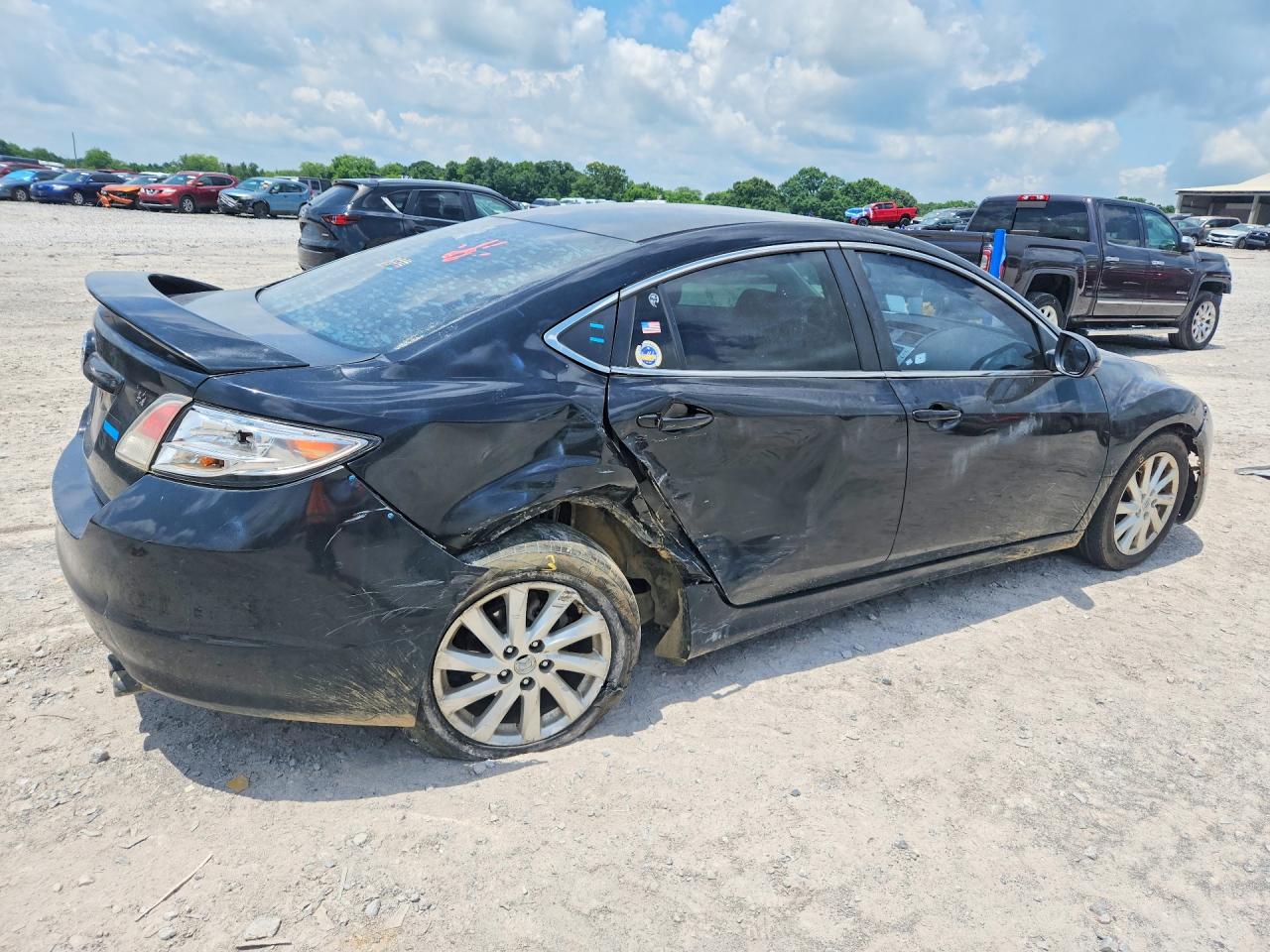2012 Mazda 6 I Черный vin: 1YVHZ8EH8C5M21925