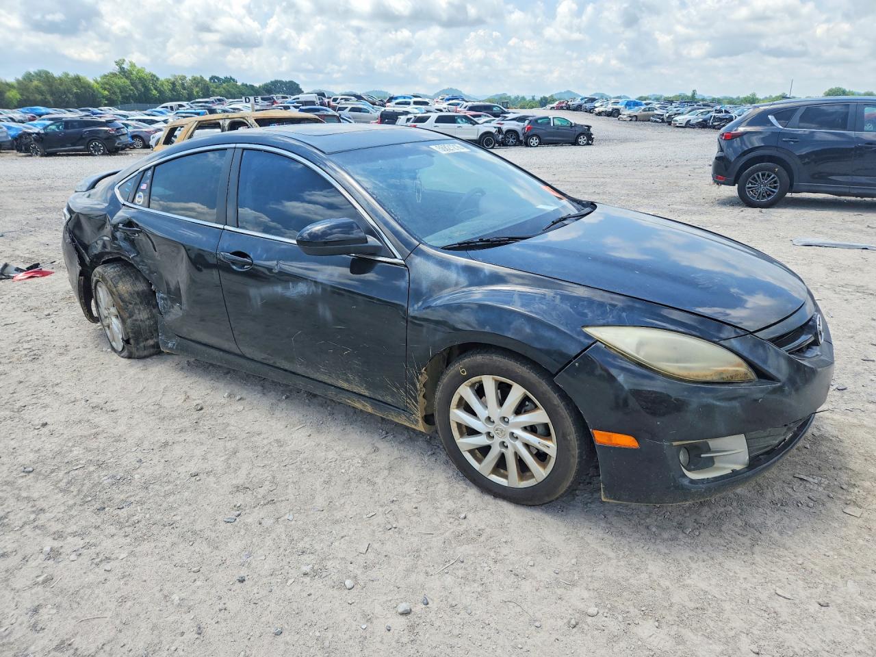 2012 Mazda 6 I Черный vin: 1YVHZ8EH8C5M21925