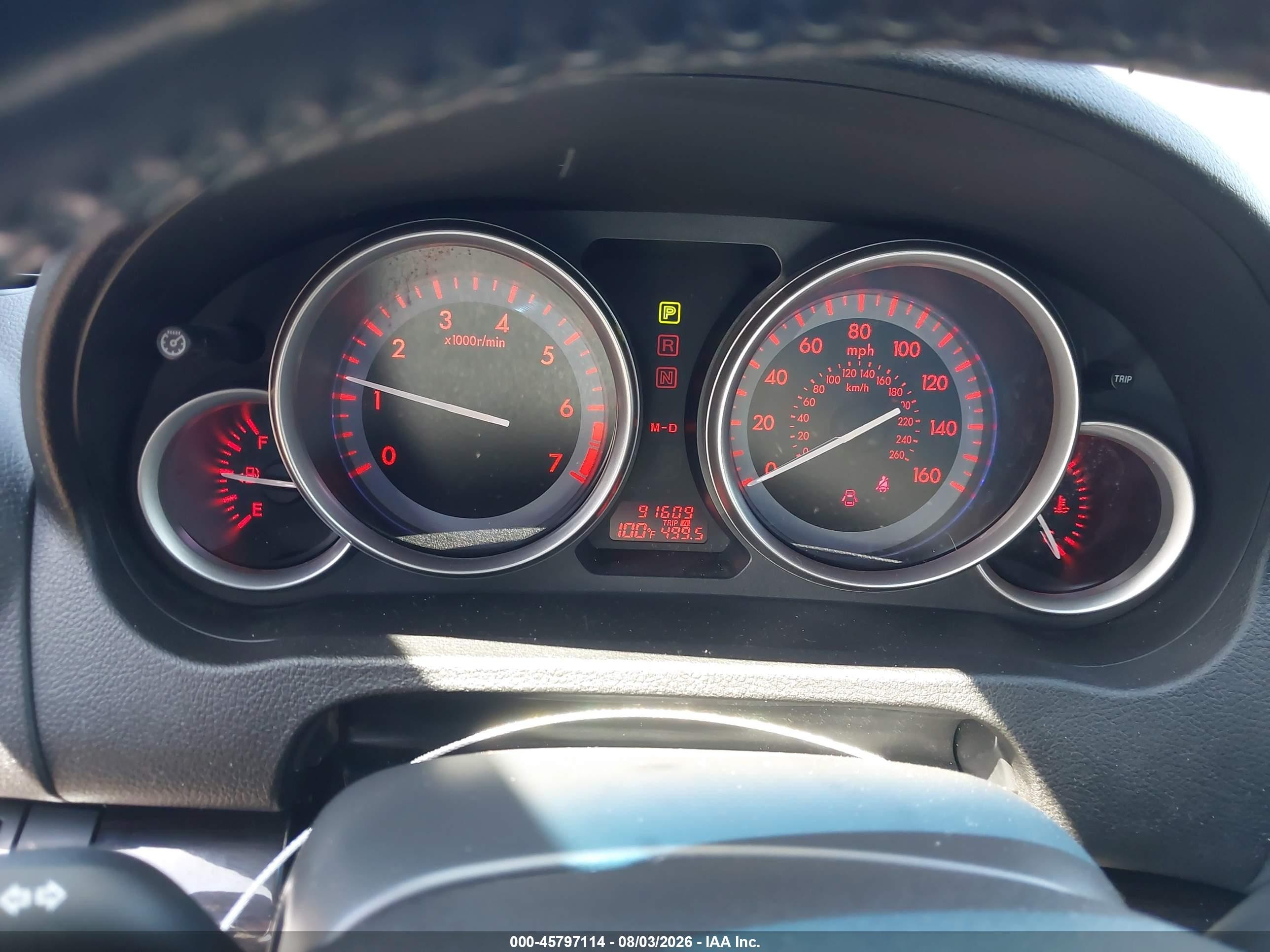 2013 Mazda Mazda6 I Touring Plus Red vin: 1YVHZ8EH8D5M03202