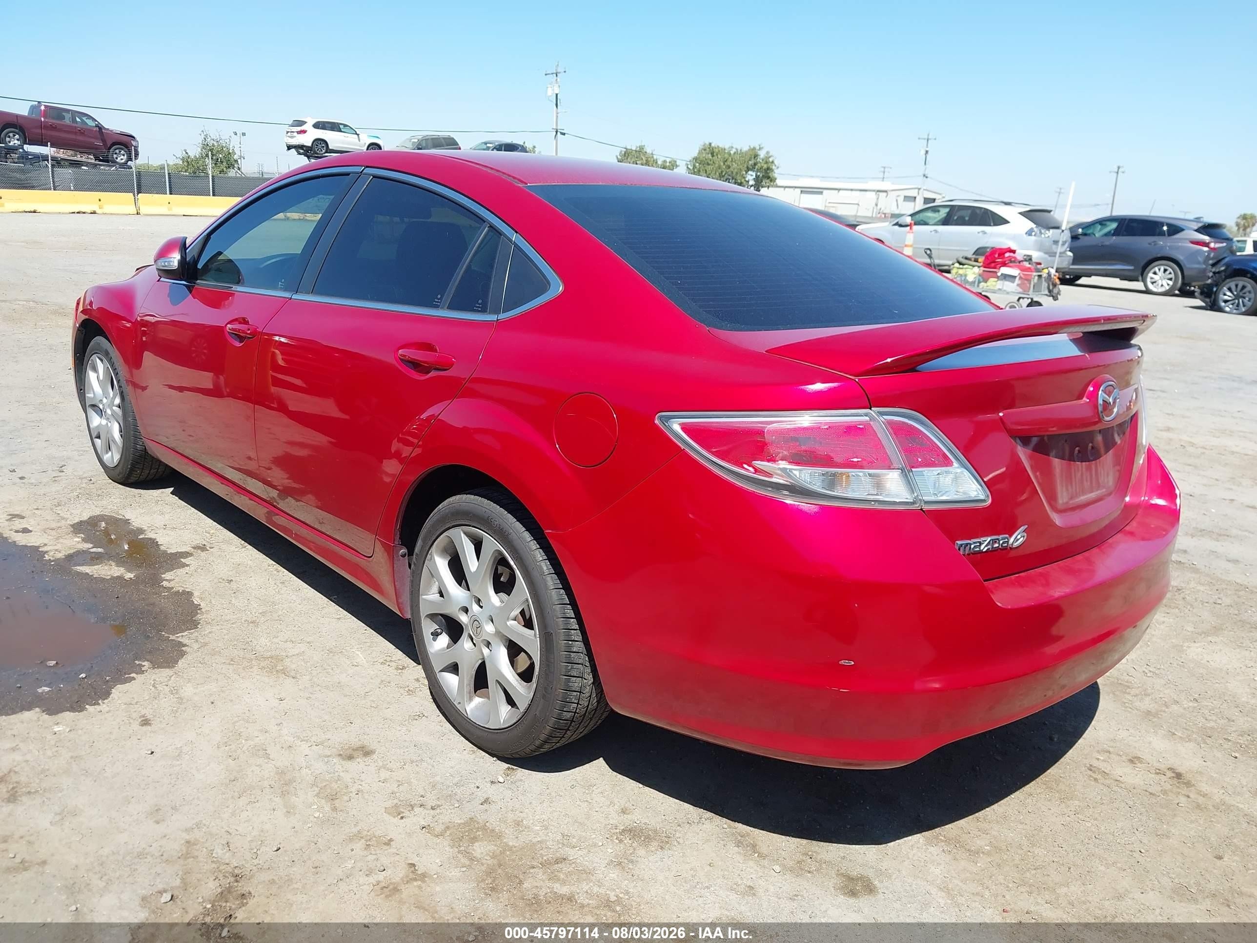 2013 Mazda Mazda6 I Touring Plus Red vin: 1YVHZ8EH8D5M03202