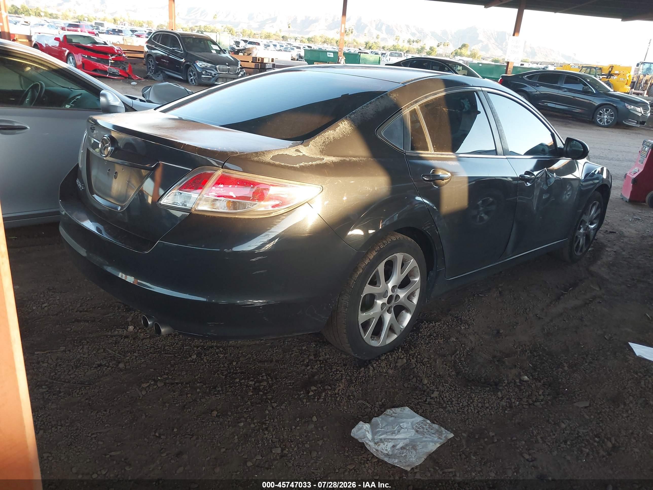 2013 Mazda Mazda6 I Touring Plus Gray vin: 1YVHZ8EH8D5M08299
