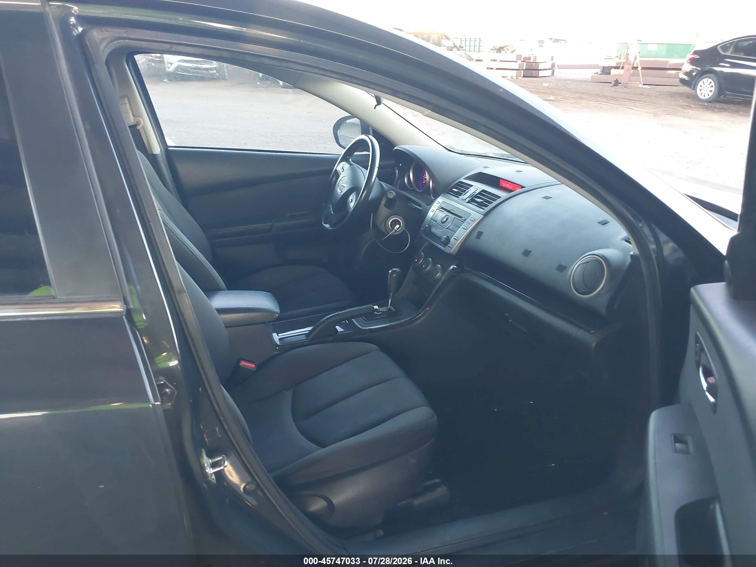 2013 Mazda Mazda6 I Touring Plus Gray vin: 1YVHZ8EH8D5M08299