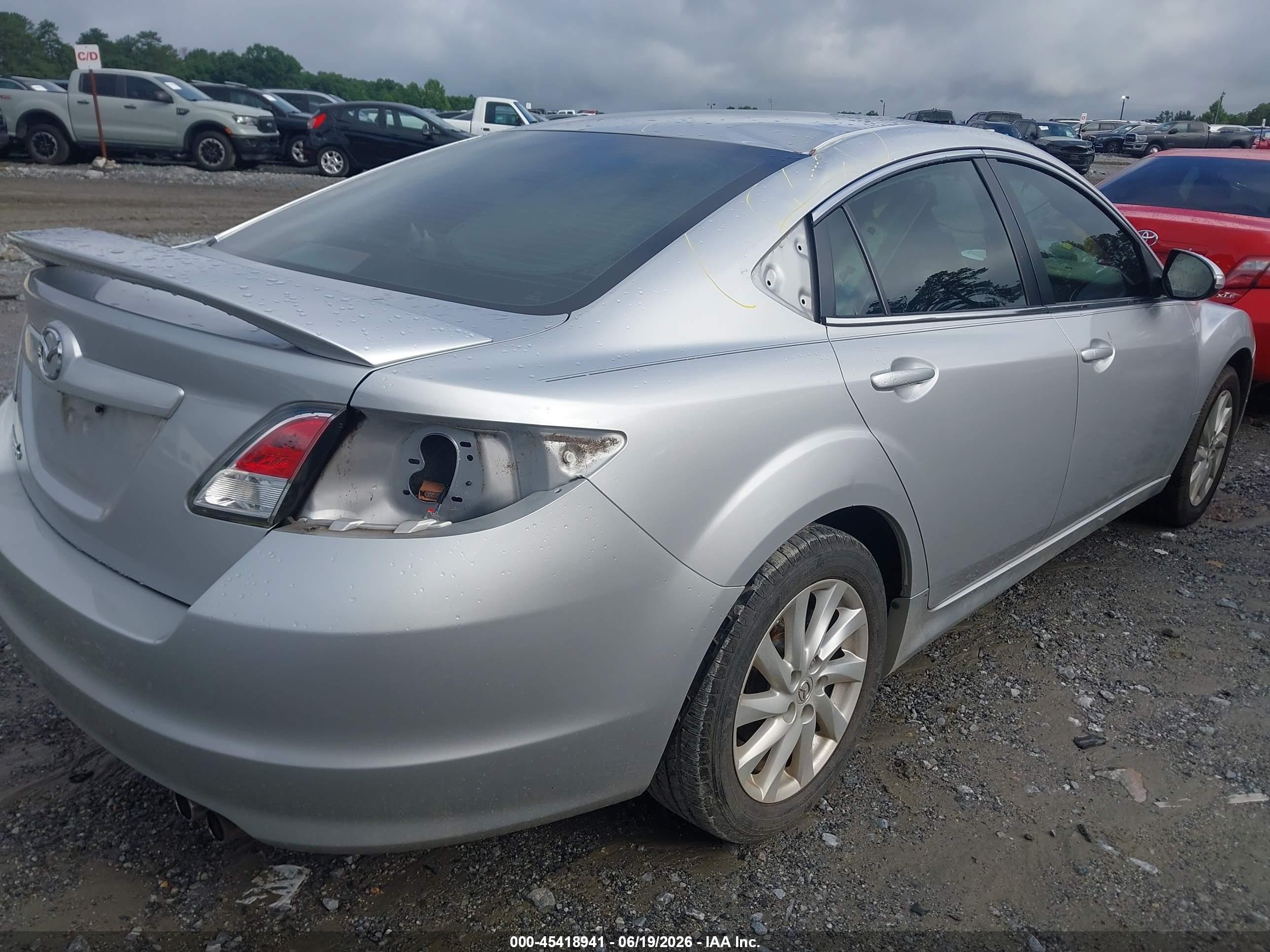 2012 Mazda Mazda6 I Touring Plus Silver vin: 1YVHZ8EH9C5M12683