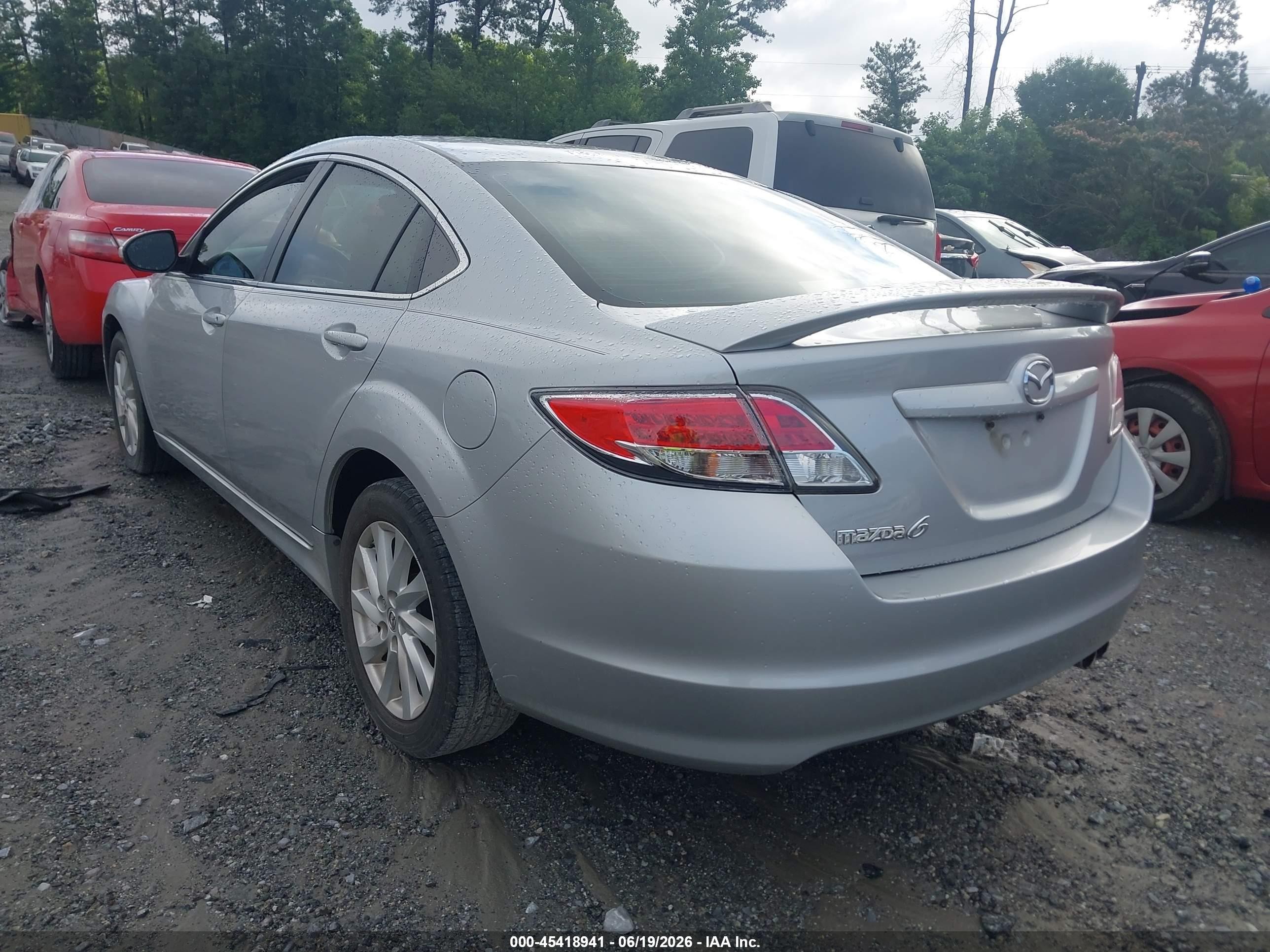 2012 Mazda Mazda6 I Touring Plus Silver vin: 1YVHZ8EH9C5M12683