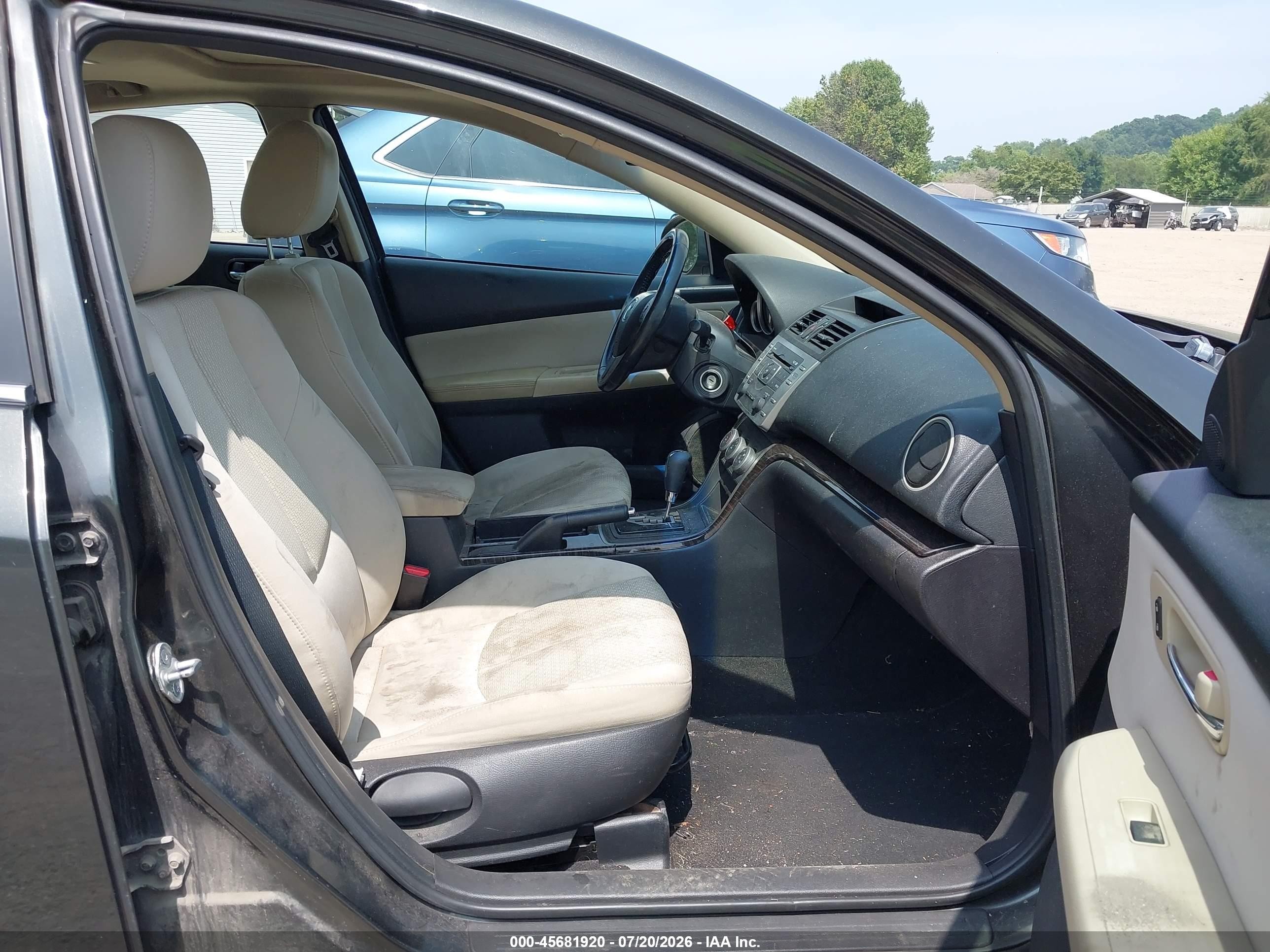 2013 Mazda Mazda6 I Touring Plus Gray vin: 1YVHZ8EH9D5M08182