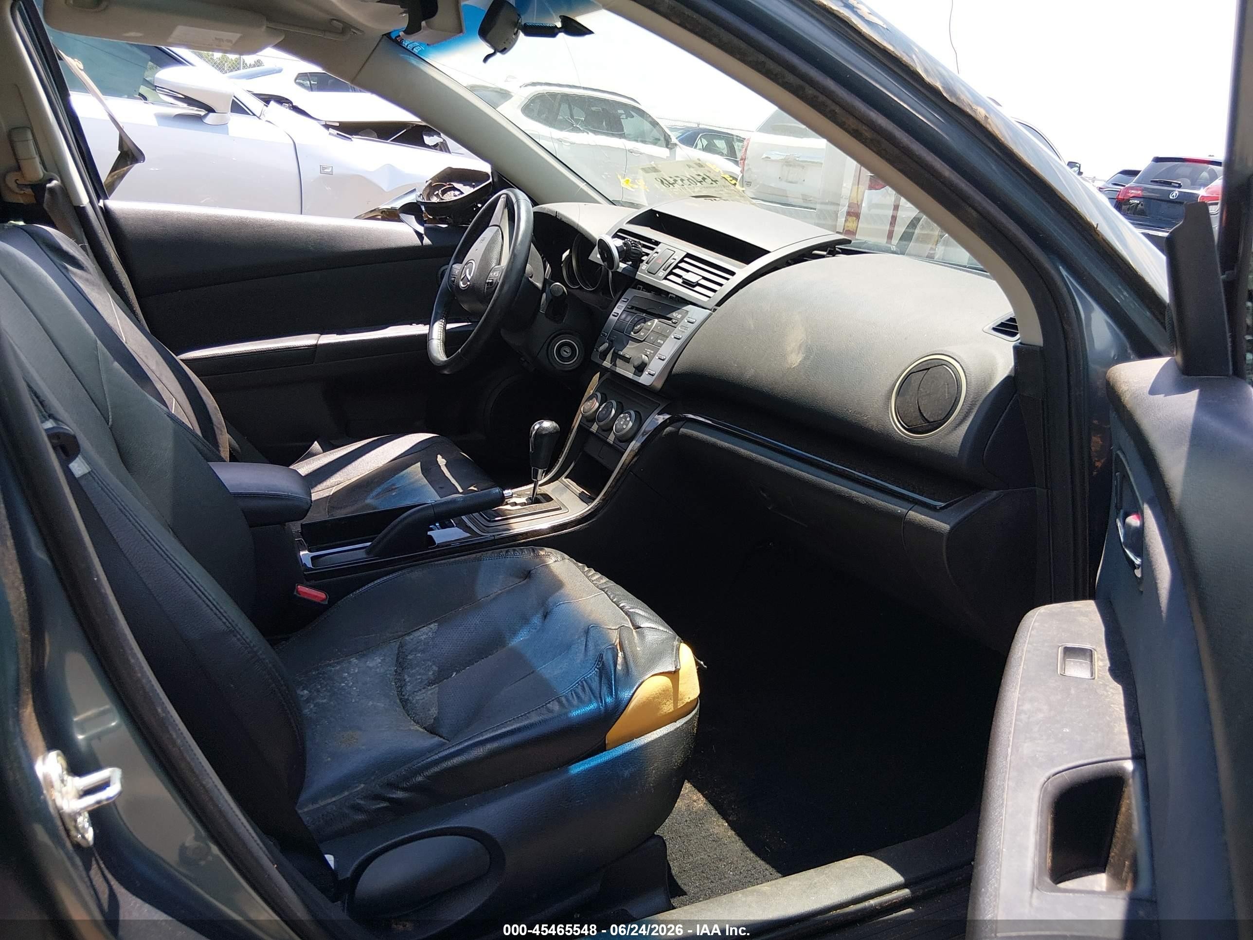 2012 Mazda Mazda6 I Touring Plus Green vin: 1YVHZ8EHXC5M18444