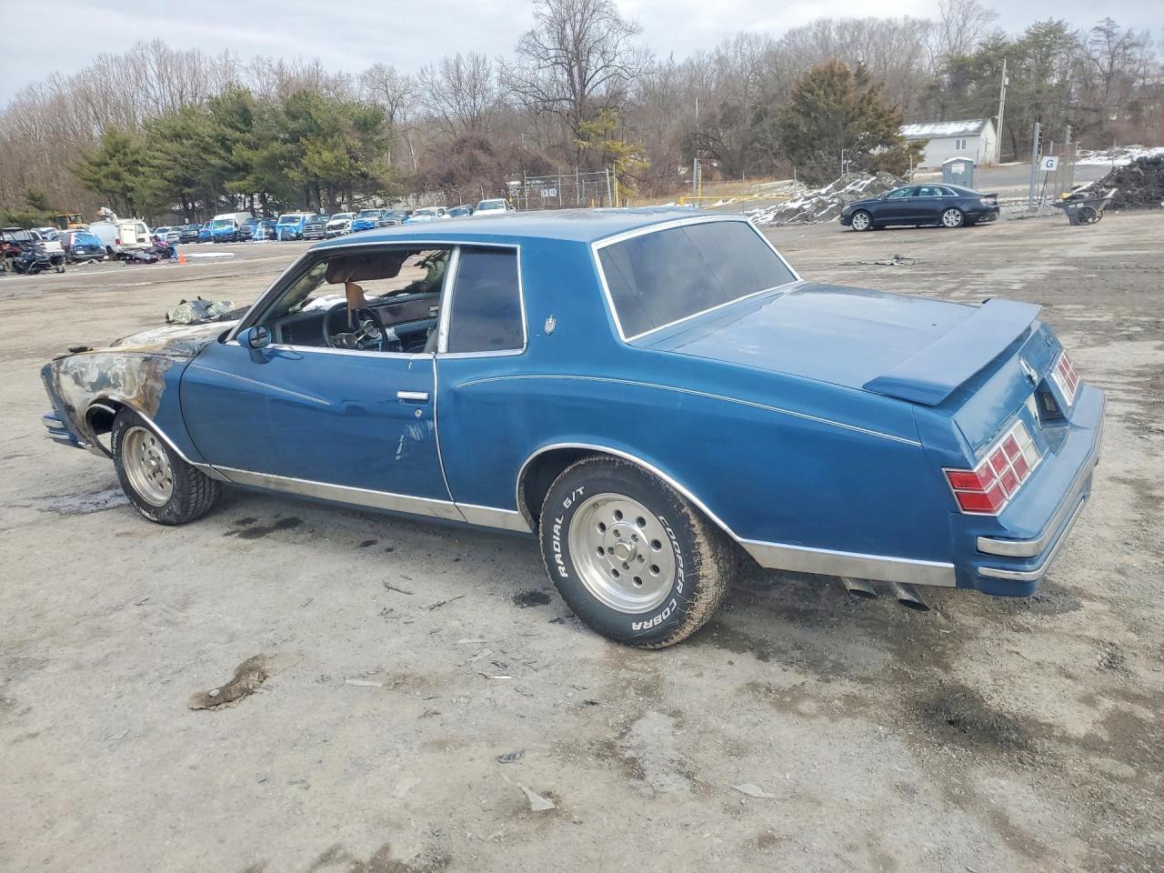 1979 Chevrolet Montecarlo Blue vin: 1Z37H9B444181
