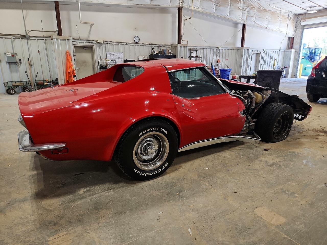 1973 Chev Corvette Red vin: 1Z37J3S419999