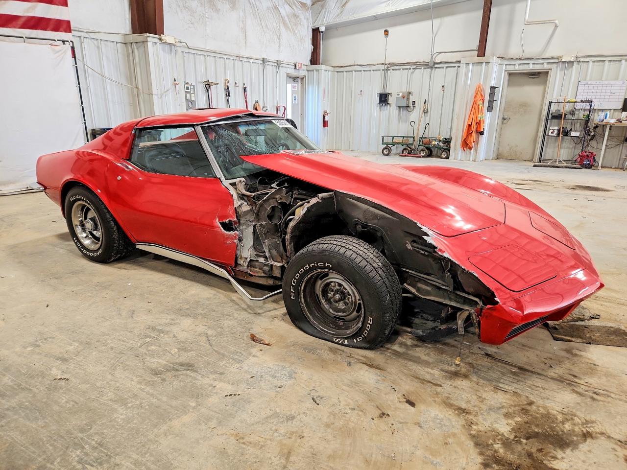 1973 Chev Corvette Red vin: 1Z37J3S419999