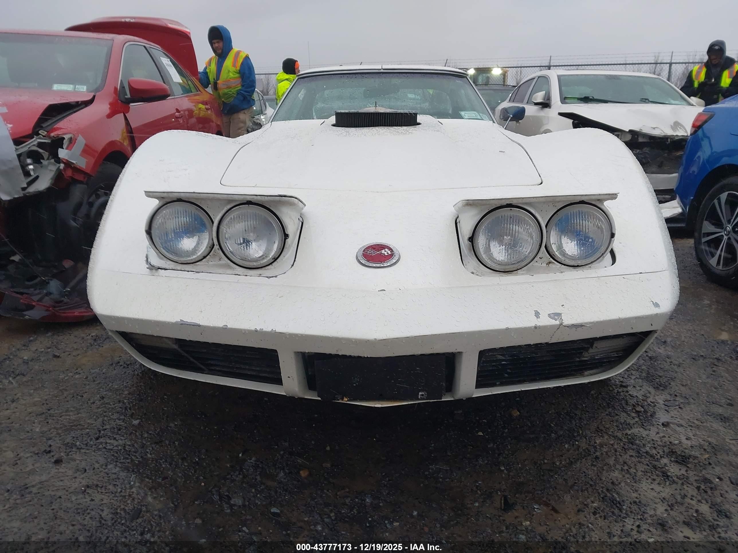1975 Chevrolet Corvette   Белый vin: 1Z37J4S422825    