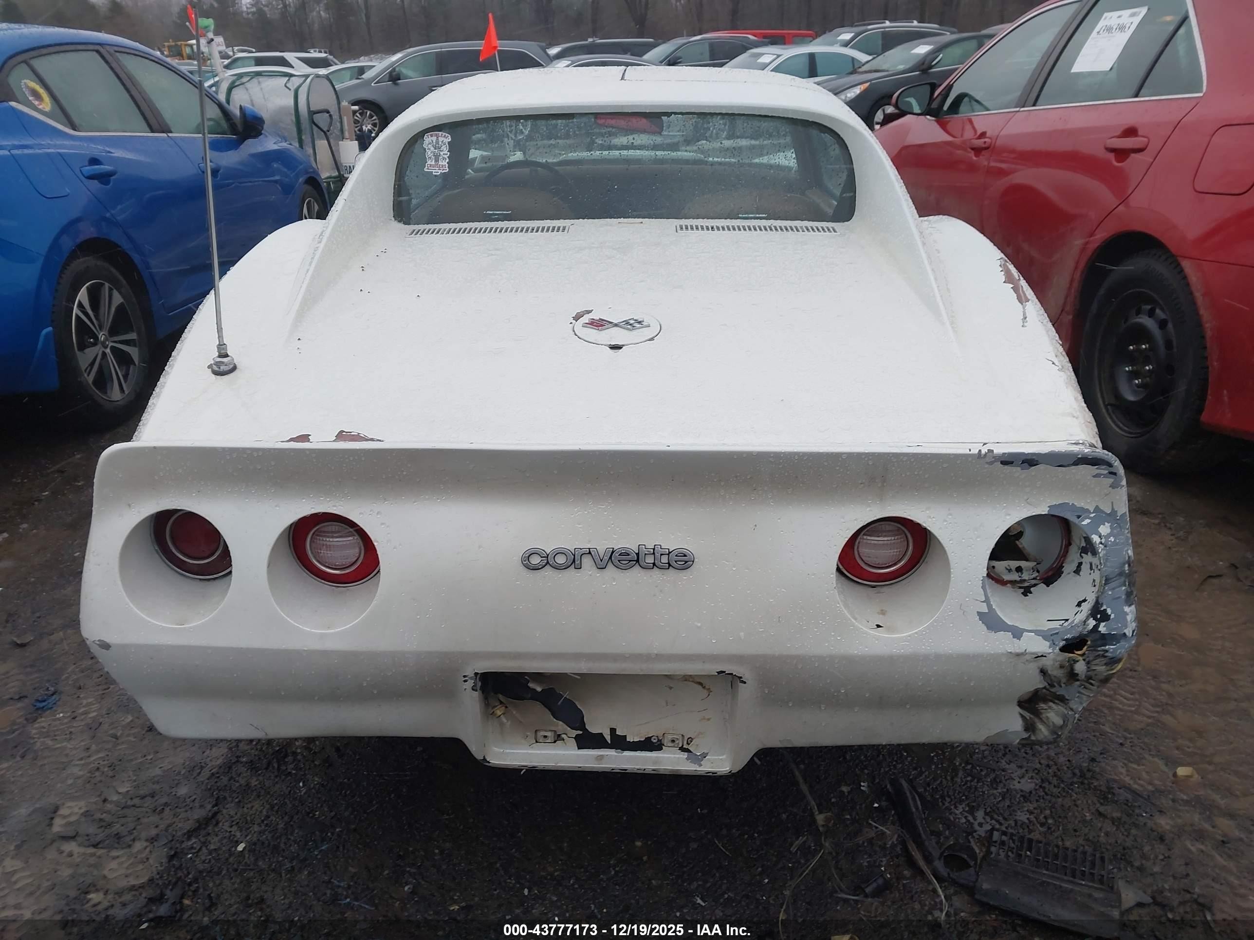 1975 Chevrolet Corvette   Белый vin: 1Z37J4S422825    
