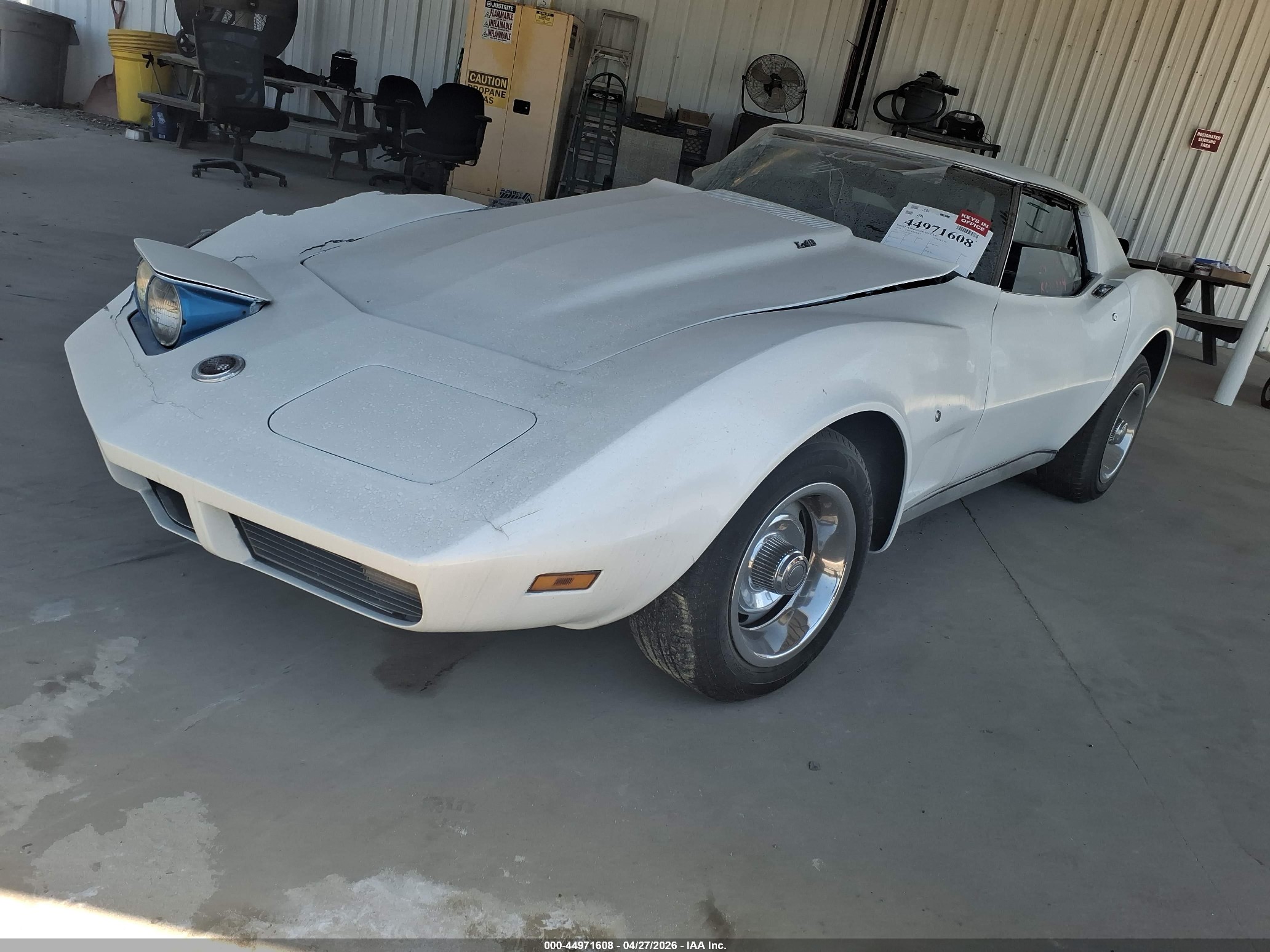 1974 Chevrolet Corvette   White vin: 1Z37J45433053    