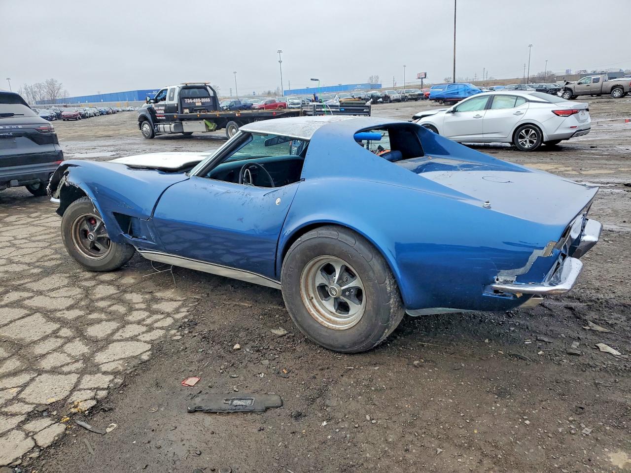 1972 Chev Corvette Blue vin: 1Z37K2S507441