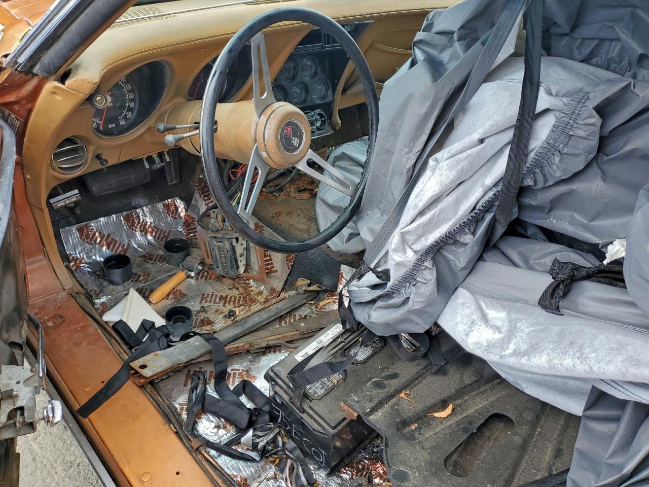 1972 Chevrolet Corvette Orange vin: 1Z37K2S512400