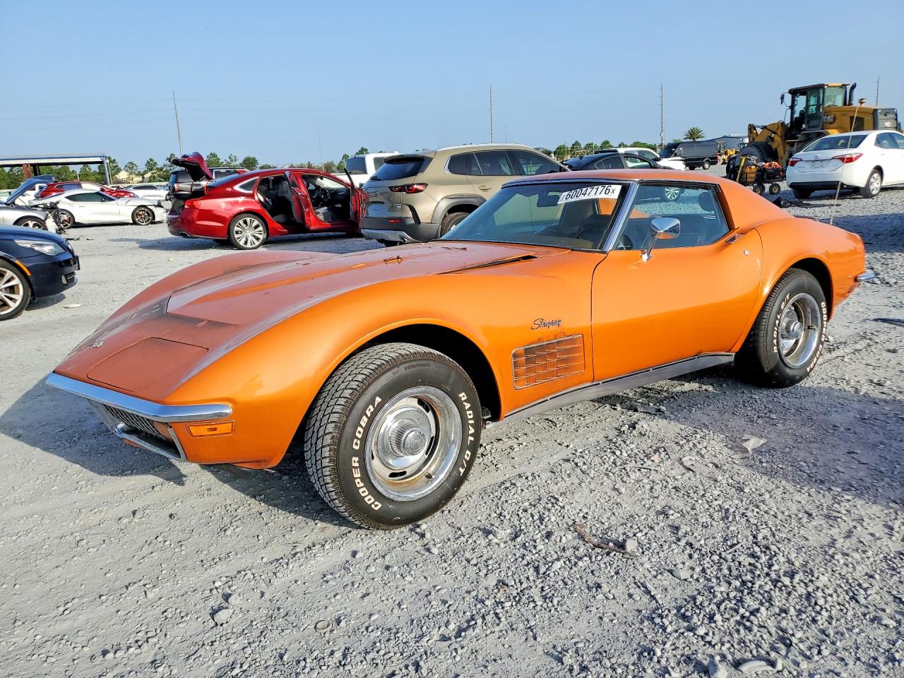1972 Chevrolet Corvette Orange vin: 1Z37K2S513106