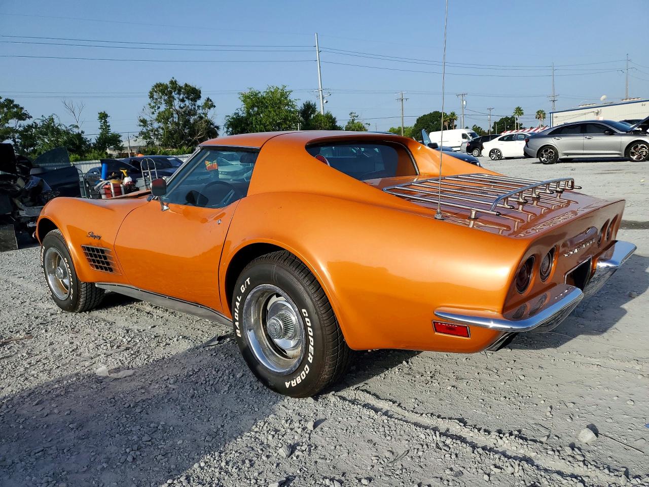 1972 Chevrolet Corvette Оранжевый vin: 1Z37K2S513106