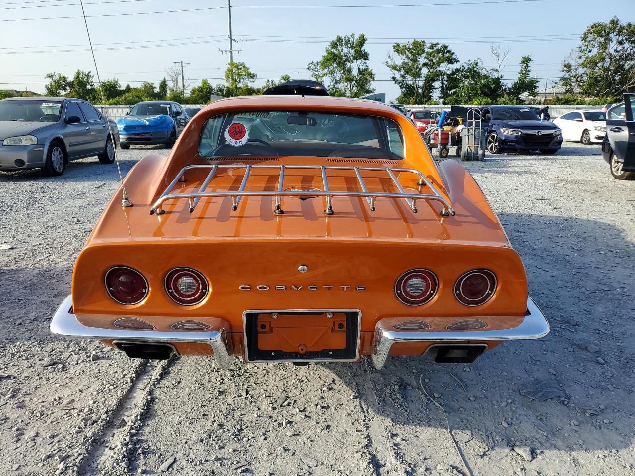 1972 Chevrolet Corvette Оранжевый vin: 1Z37K2S513106