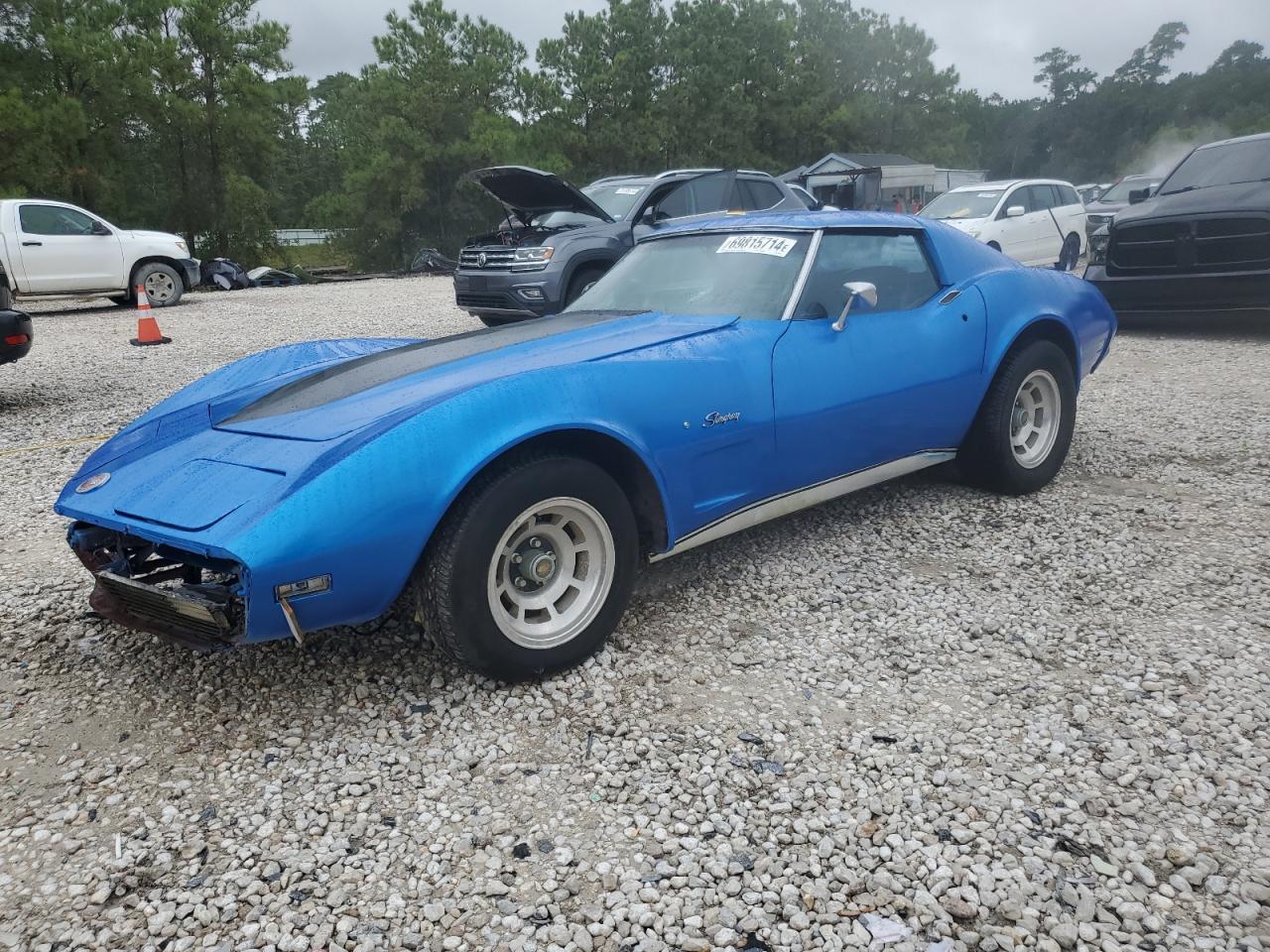 1972 Chev Corvette Blue vin: 1Z37K2S518674