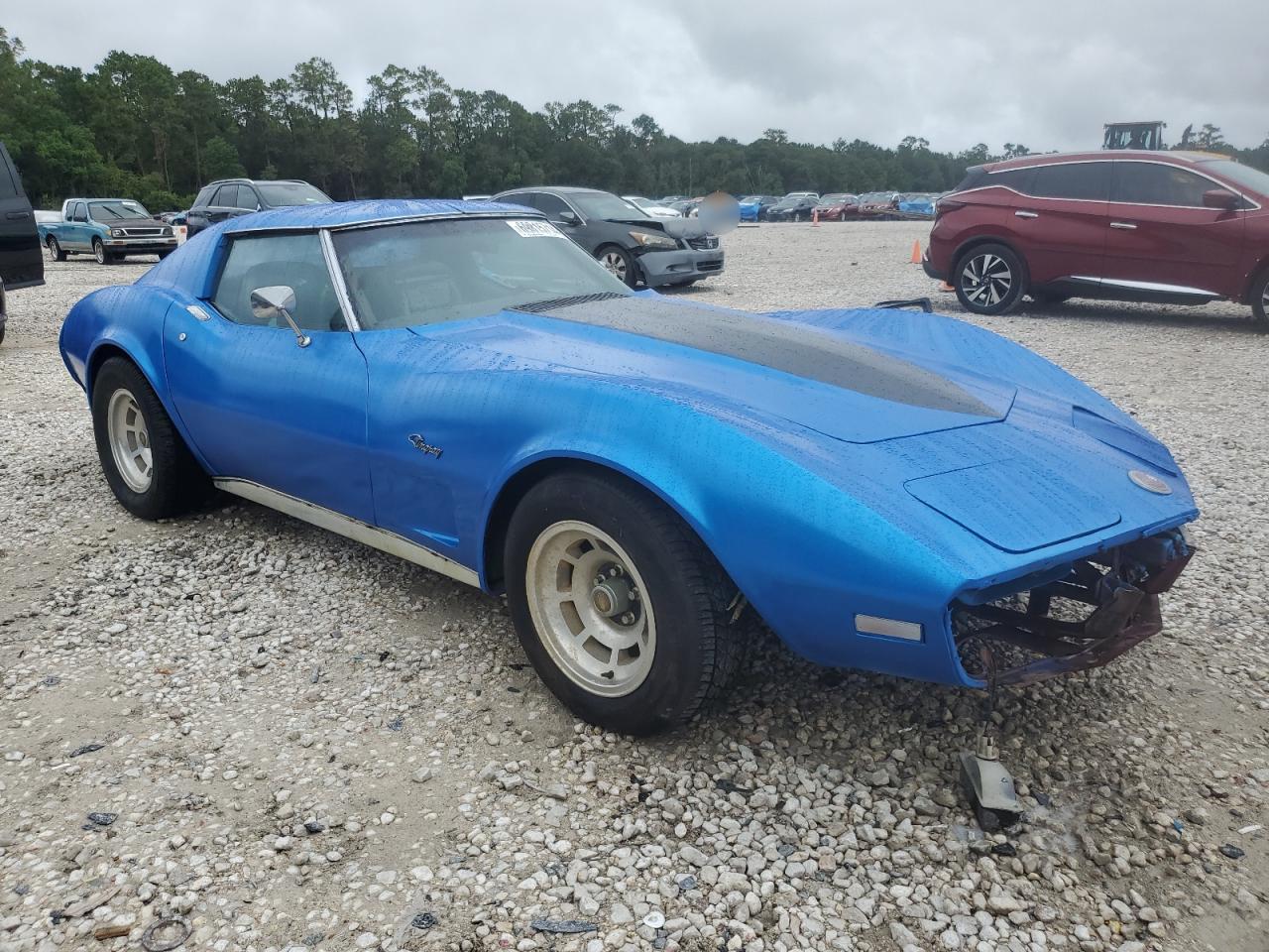1972 Chev Corvette Синий vin: 1Z37K2S518674