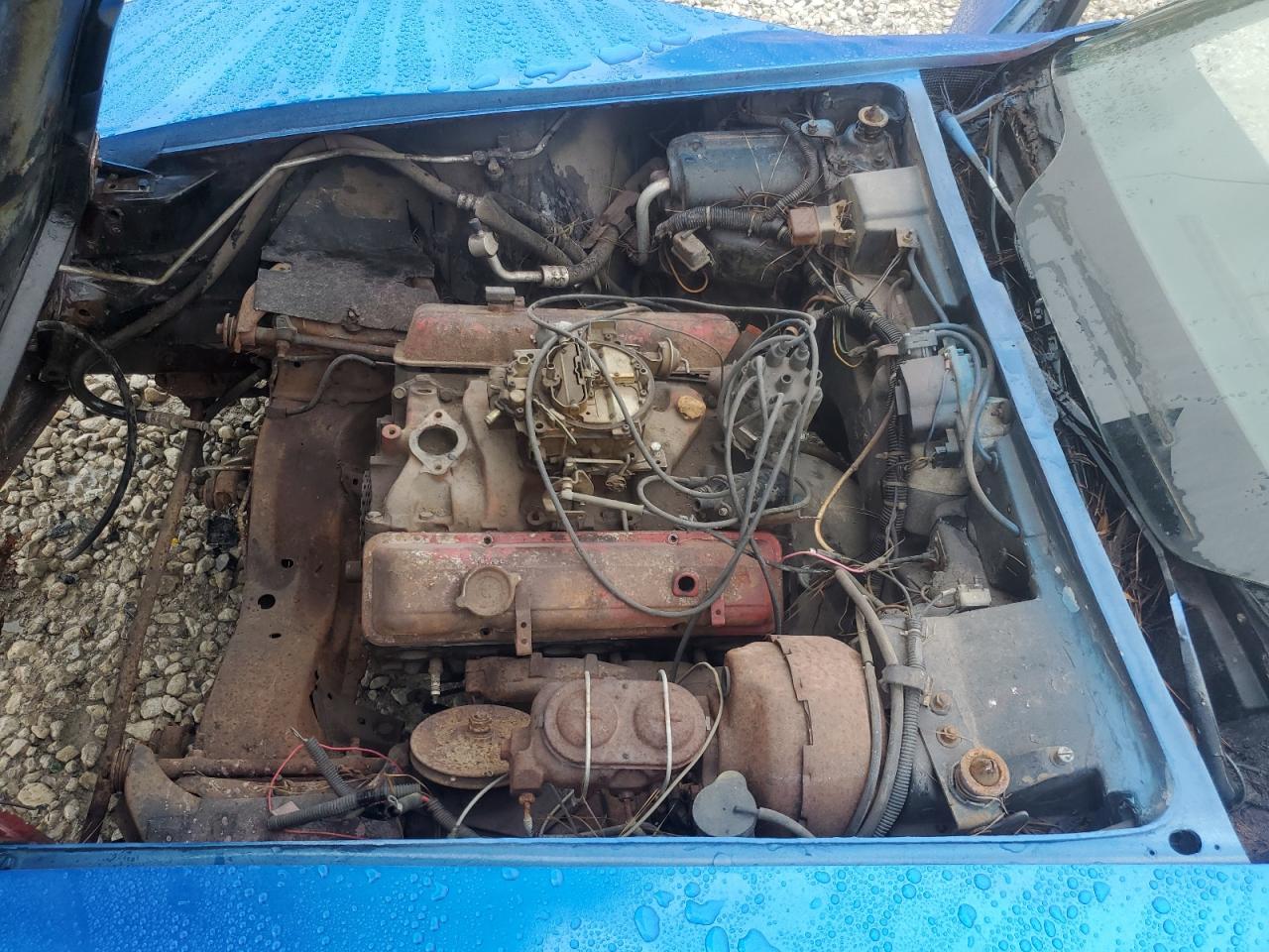 1972 Chev Corvette Синий vin: 1Z37K2S518674