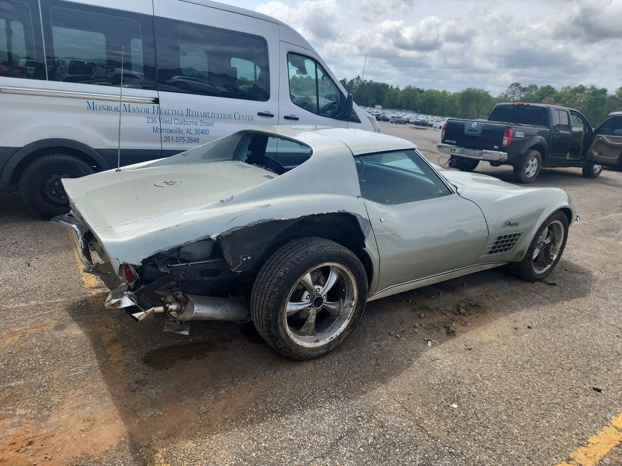 1972 Chevrolet Corvette Серебряный vin: 1Z37K2S525921