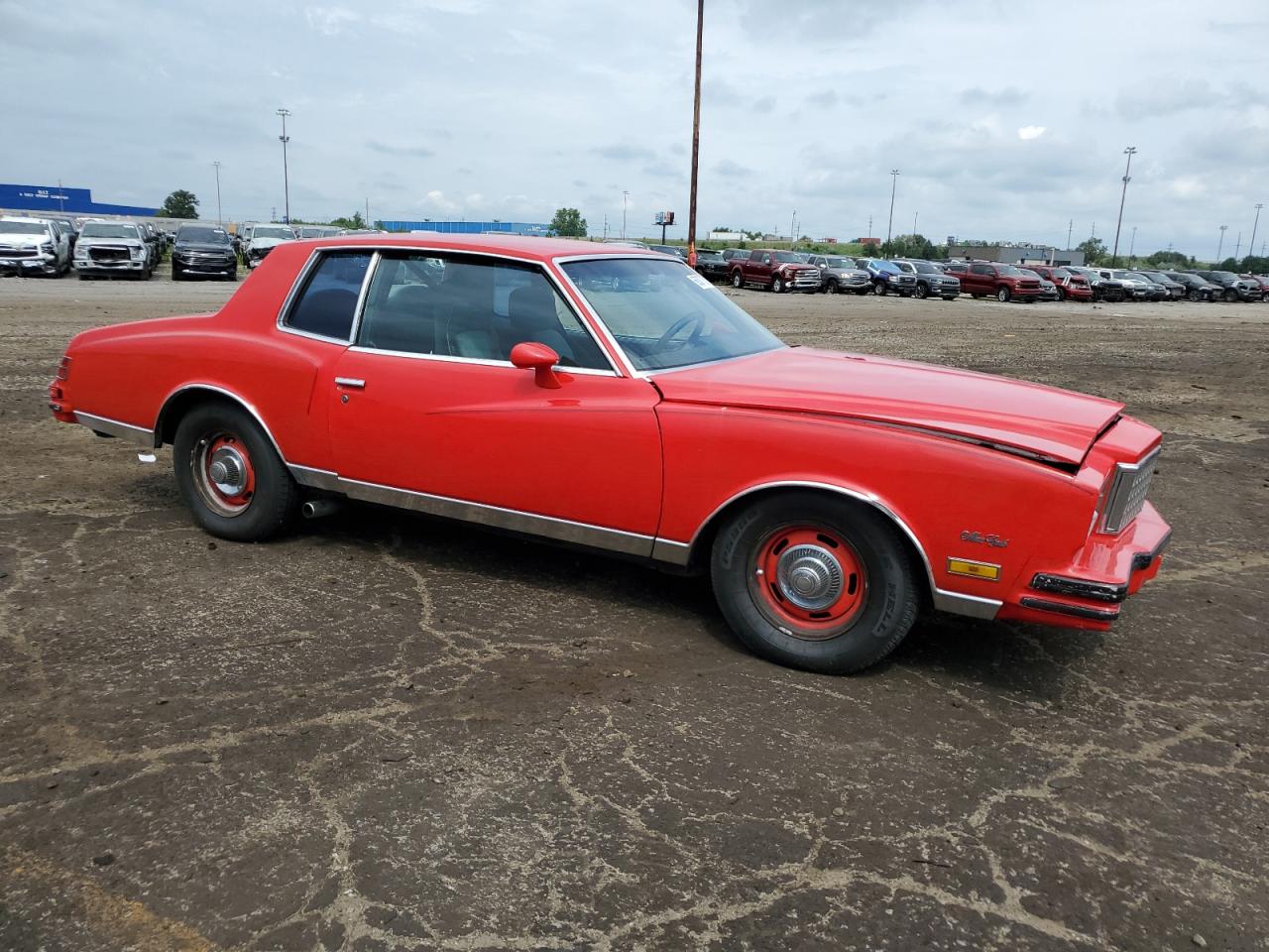 1980 Chevrolet Monte Carl Red vin: 1Z37KA1486366