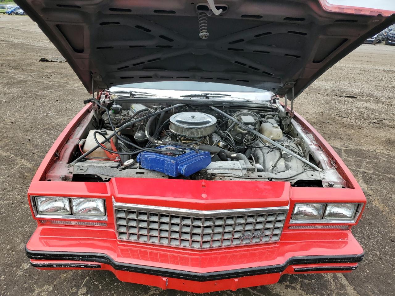 1980 Chevrolet Monte Carl Red vin: 1Z37KA1486366
