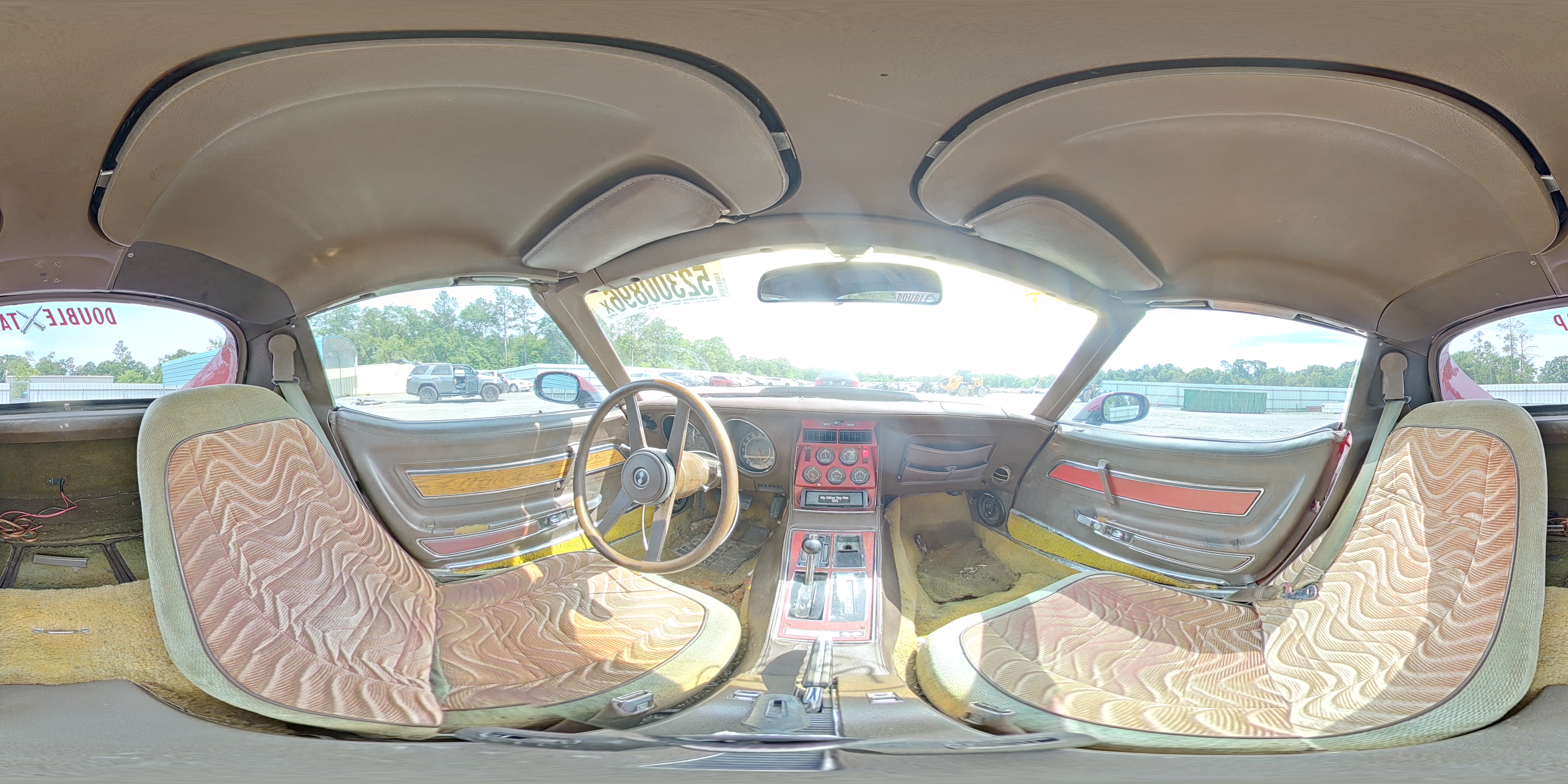 1976 Chev Corvette Burgundy vin: 1Z37L6S408677