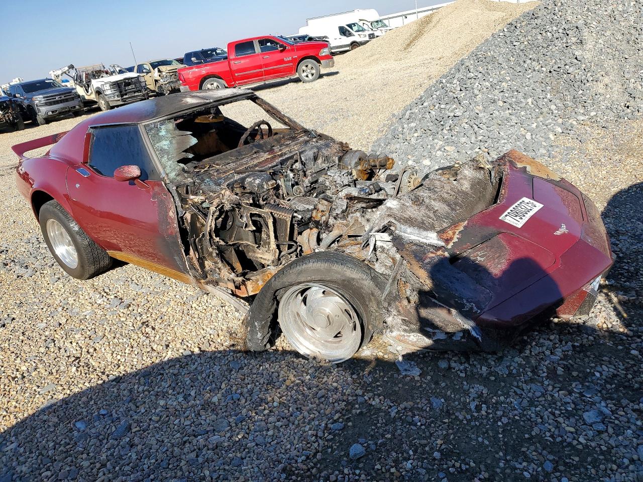 1976 Chevrolet Corvette Коричневый vin: 1Z37L6S416082