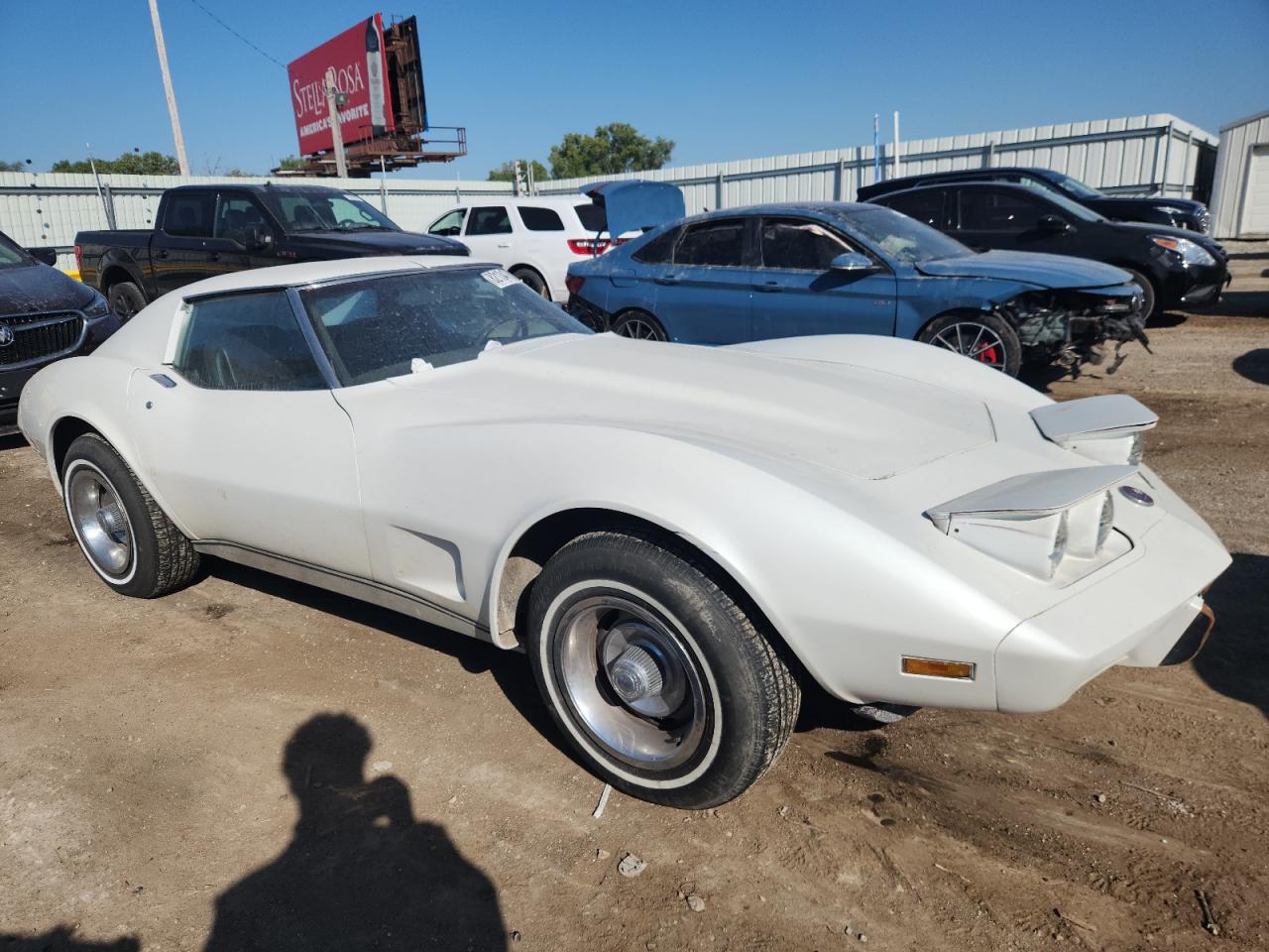 1976 Chevrolet Corvette White vin: 1Z37L6S427431
