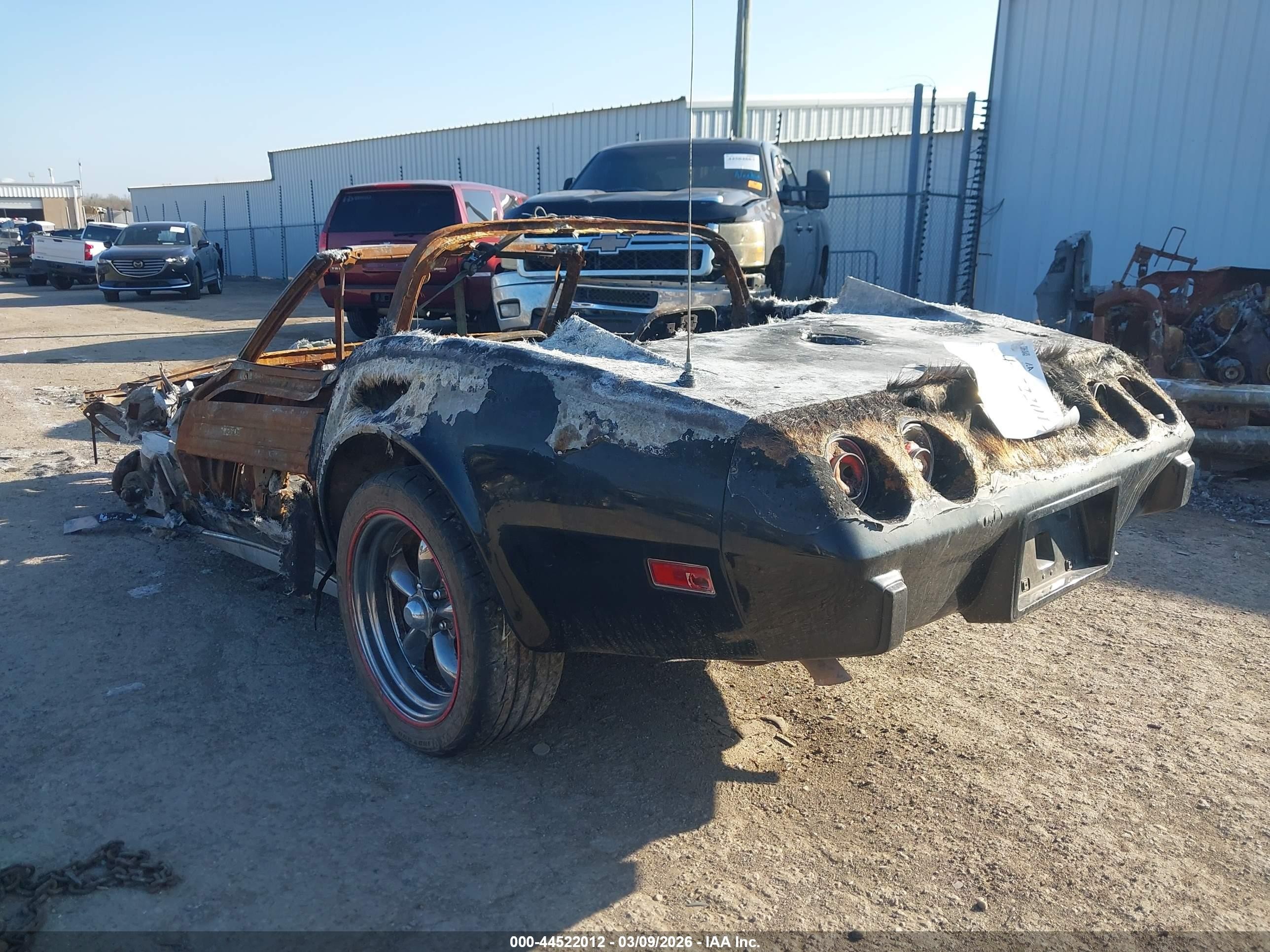 1976 Chevrolet Corvette   Черный vin: 1Z37L6S430191    