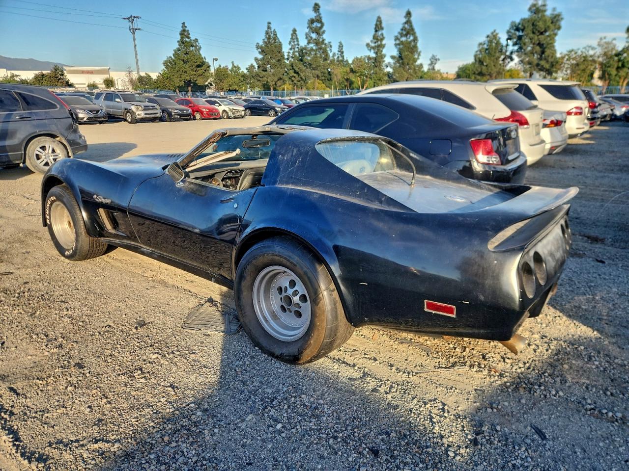 1976 Chevrolet Corvette Black vin: 1Z37L6S430730